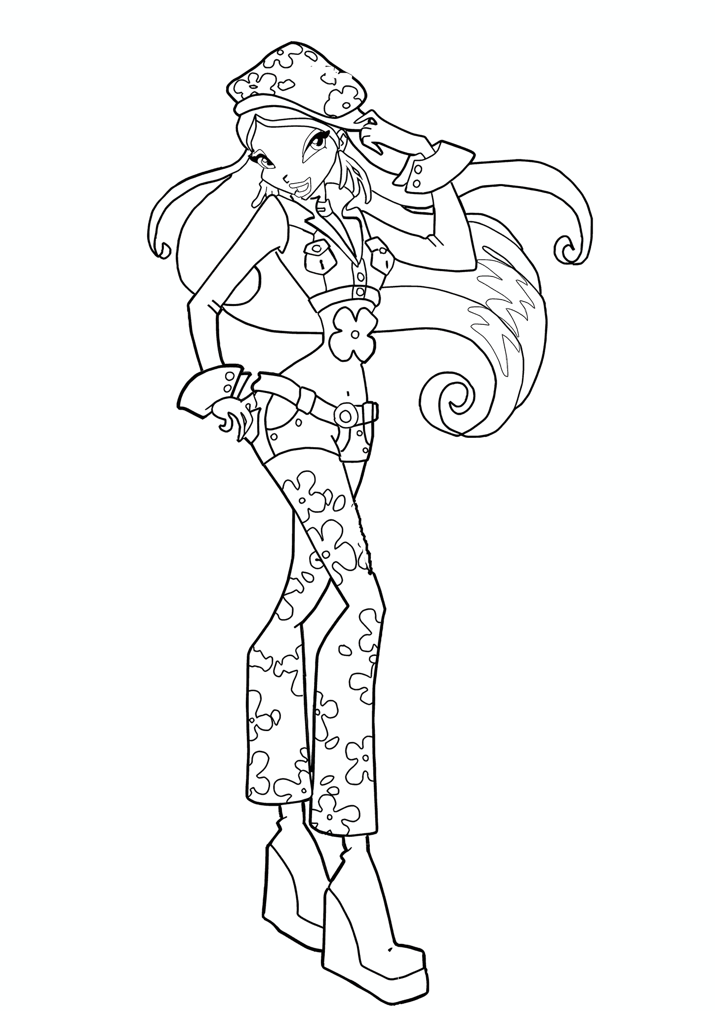 Flora (Winx Club) on a Walk