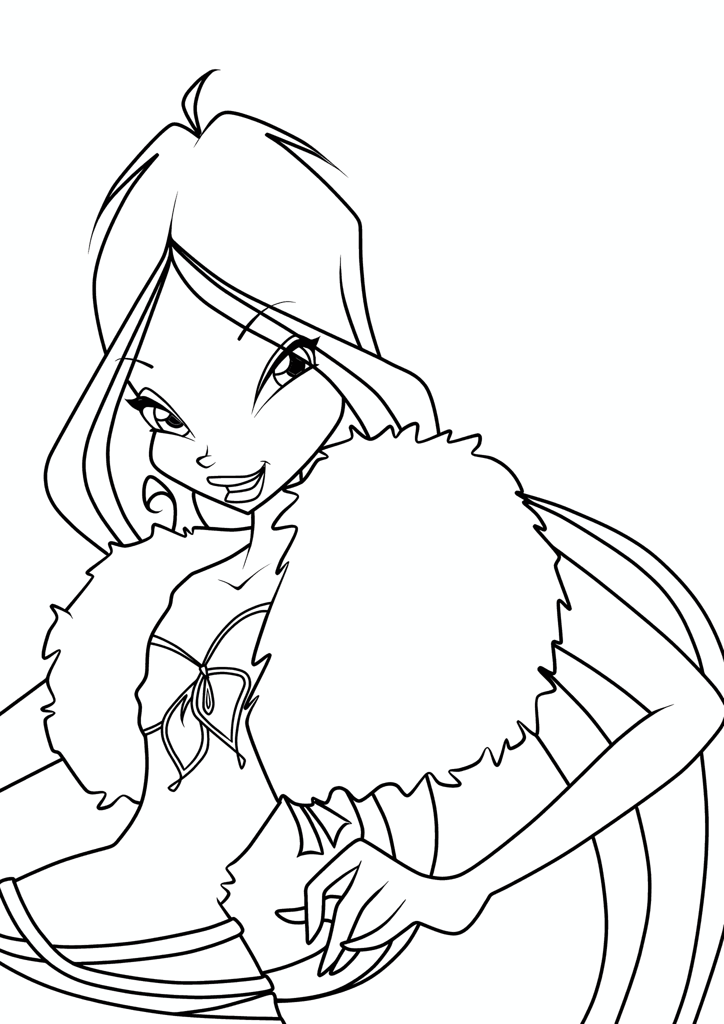 Flora (Winx Club): Extravagant Dress