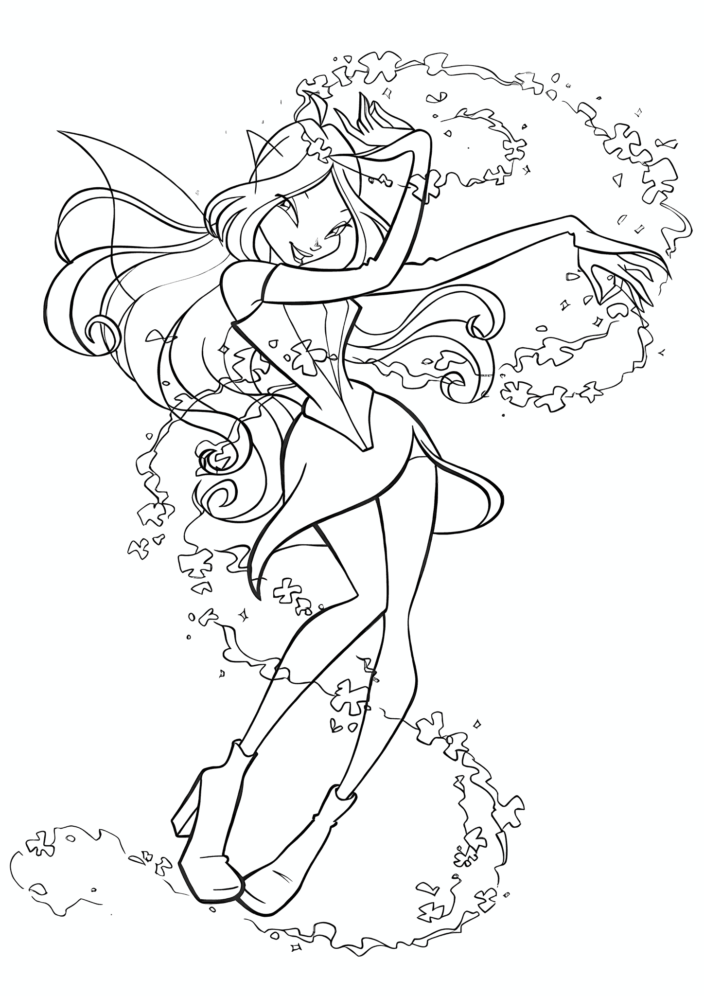 Flora (Winx Club) Guardian Fairy of Linfei