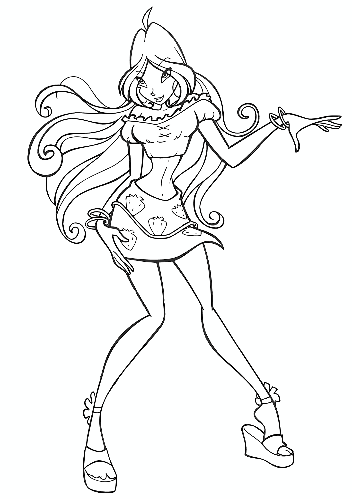 Flora (Winx Club) Fiery Dance