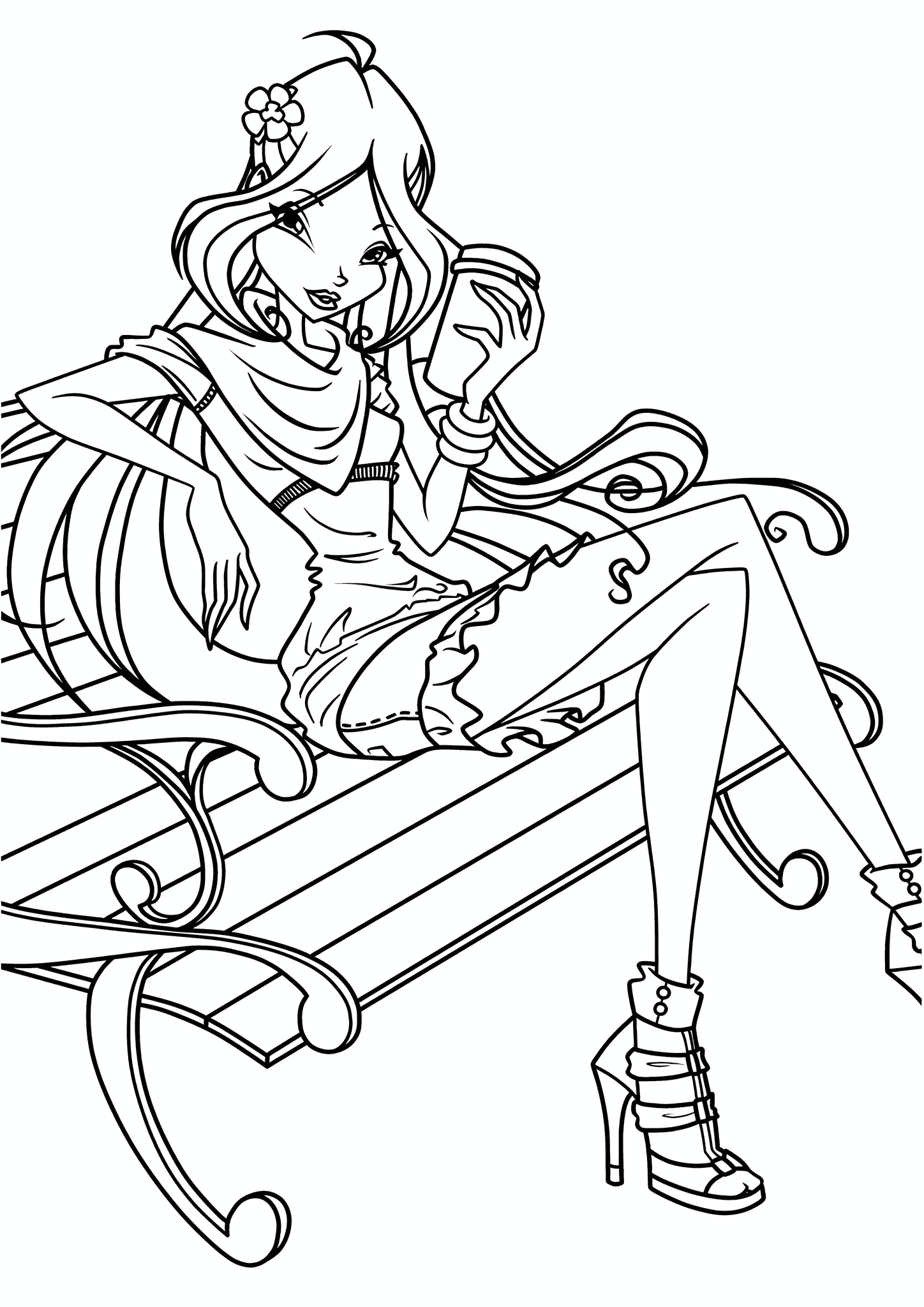 Flora (Winx Club): Rest in the Park