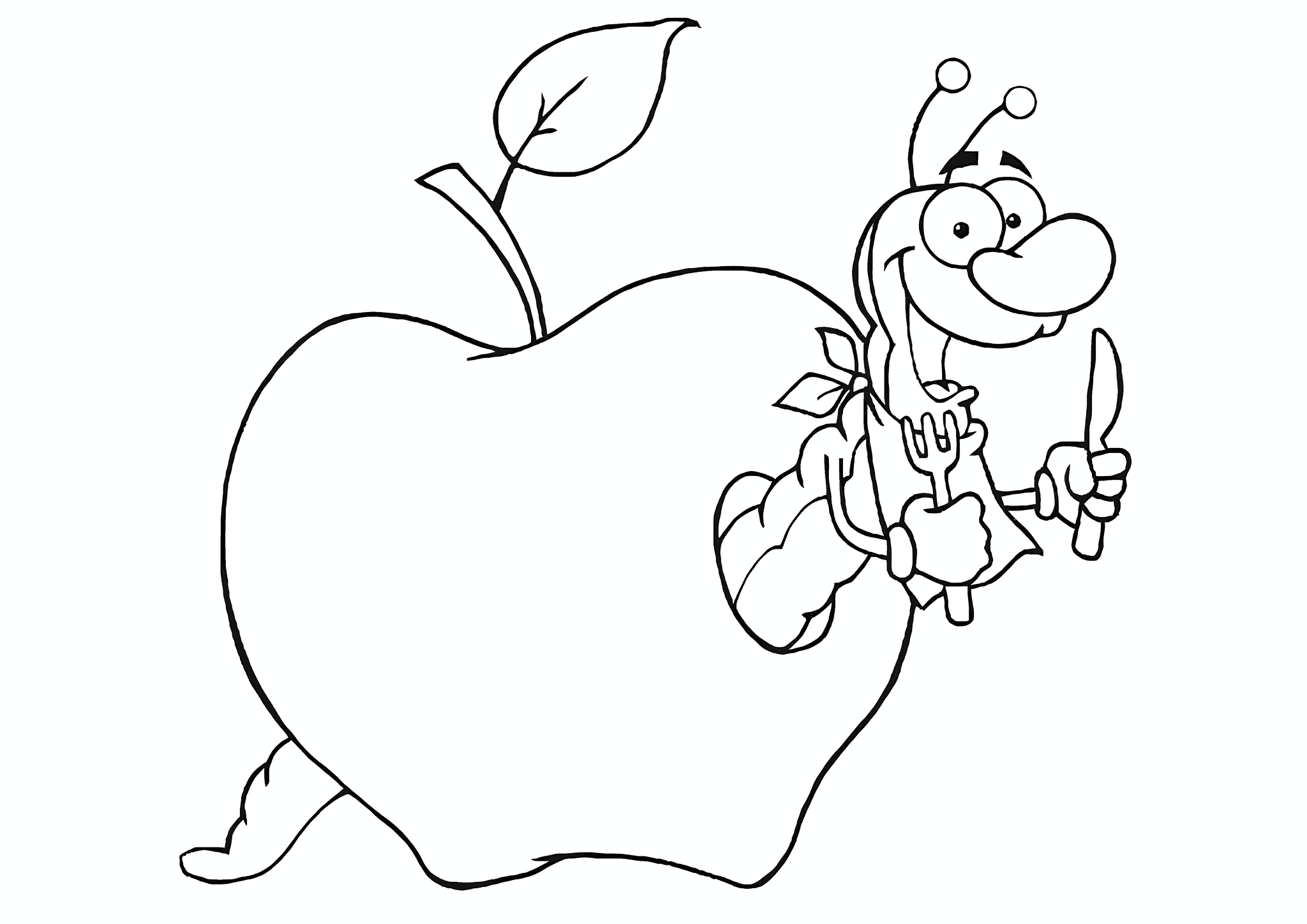 Jolly Worm’s Apple-dinner