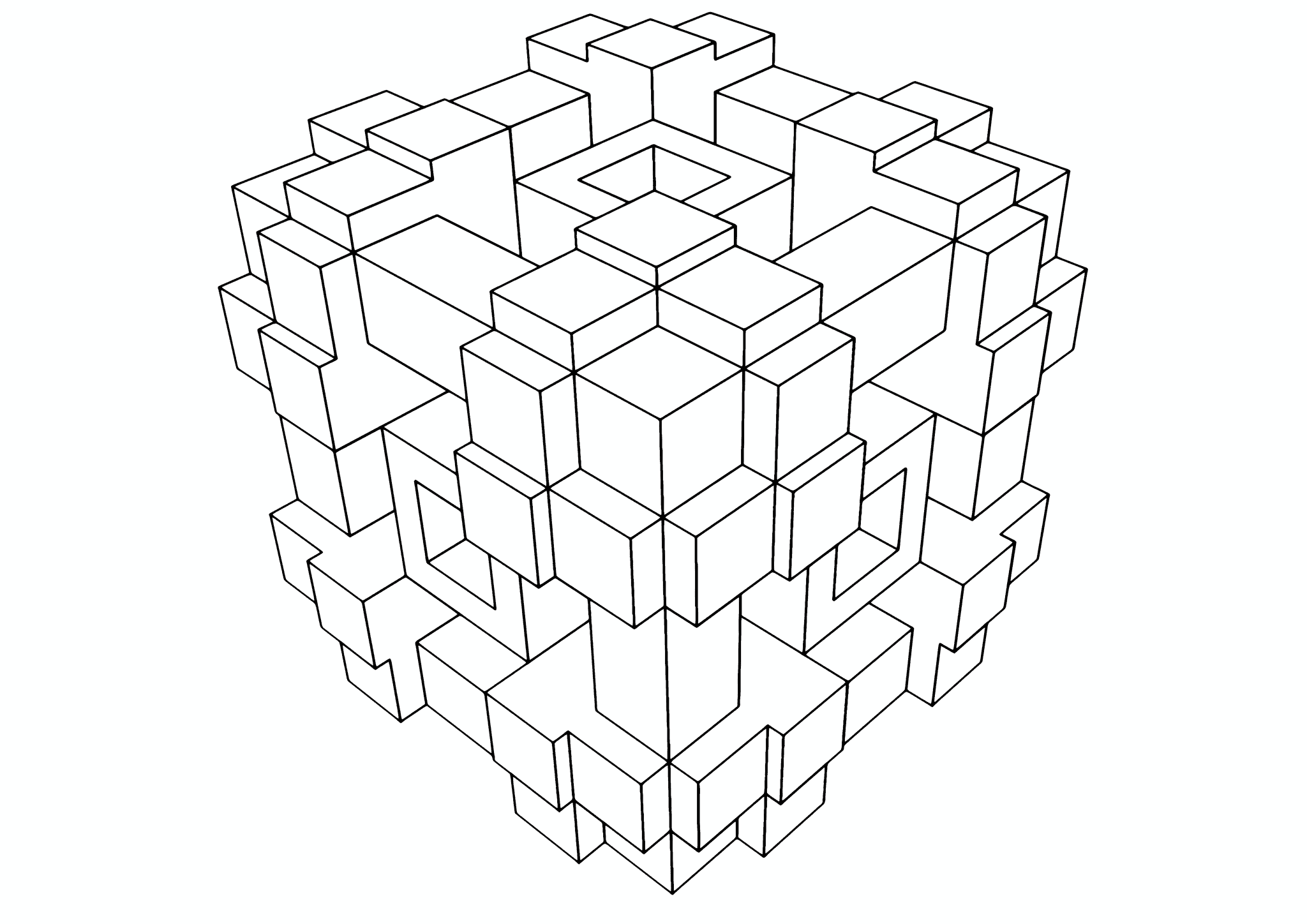Complex Geometric Figure