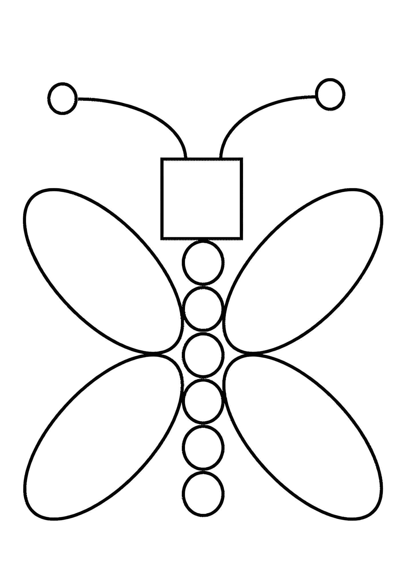 Geometric Shapes: Butterfly