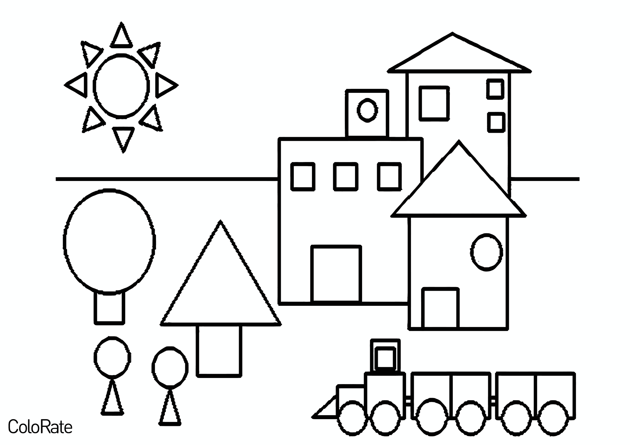 Geometric Shapes: Landscape