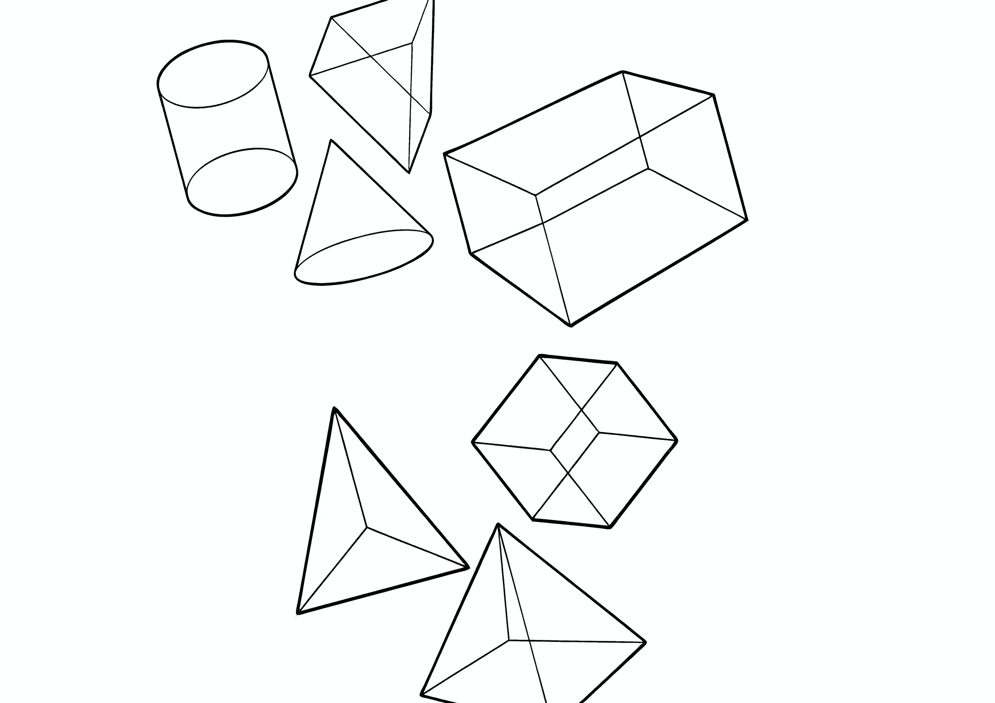 Transparent Volumetric Shapes