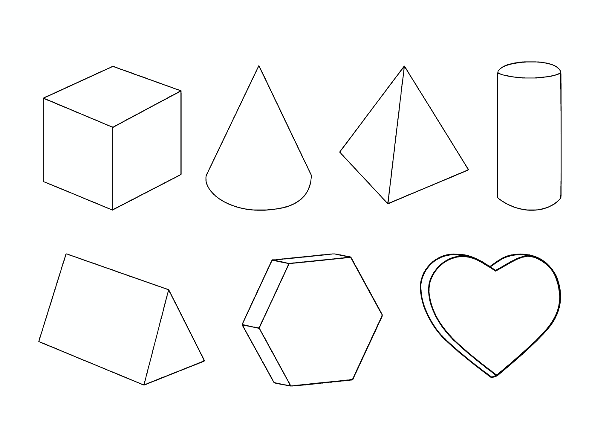Geometric Shapes: 3d Figures