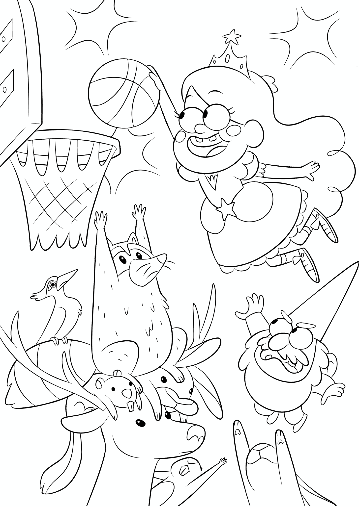 Gravity Falls: Basketball with Inhabitants