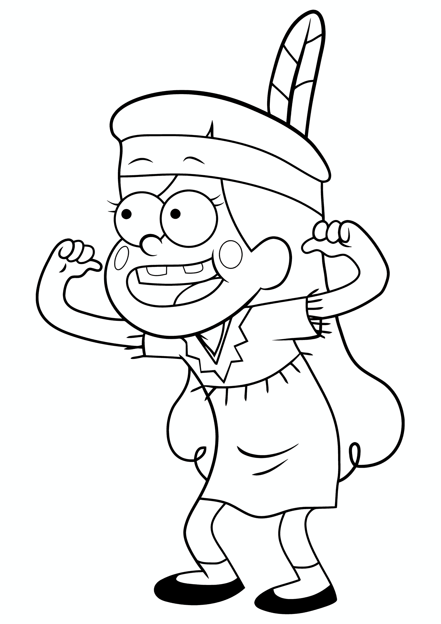 Gravity Falls: Mabel in An Indian Costume