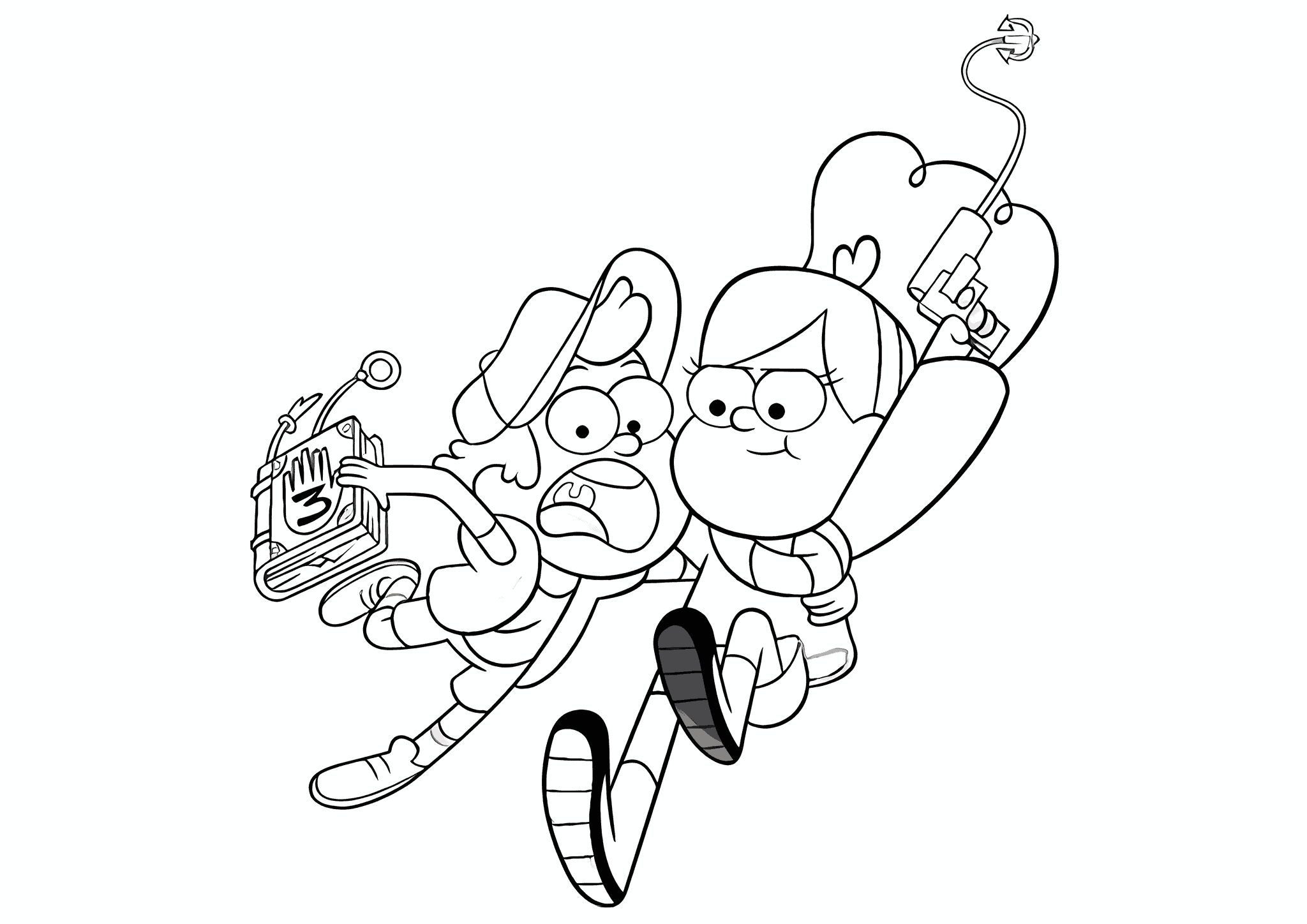 Gravity Falls: Dipper and Mabel Escape