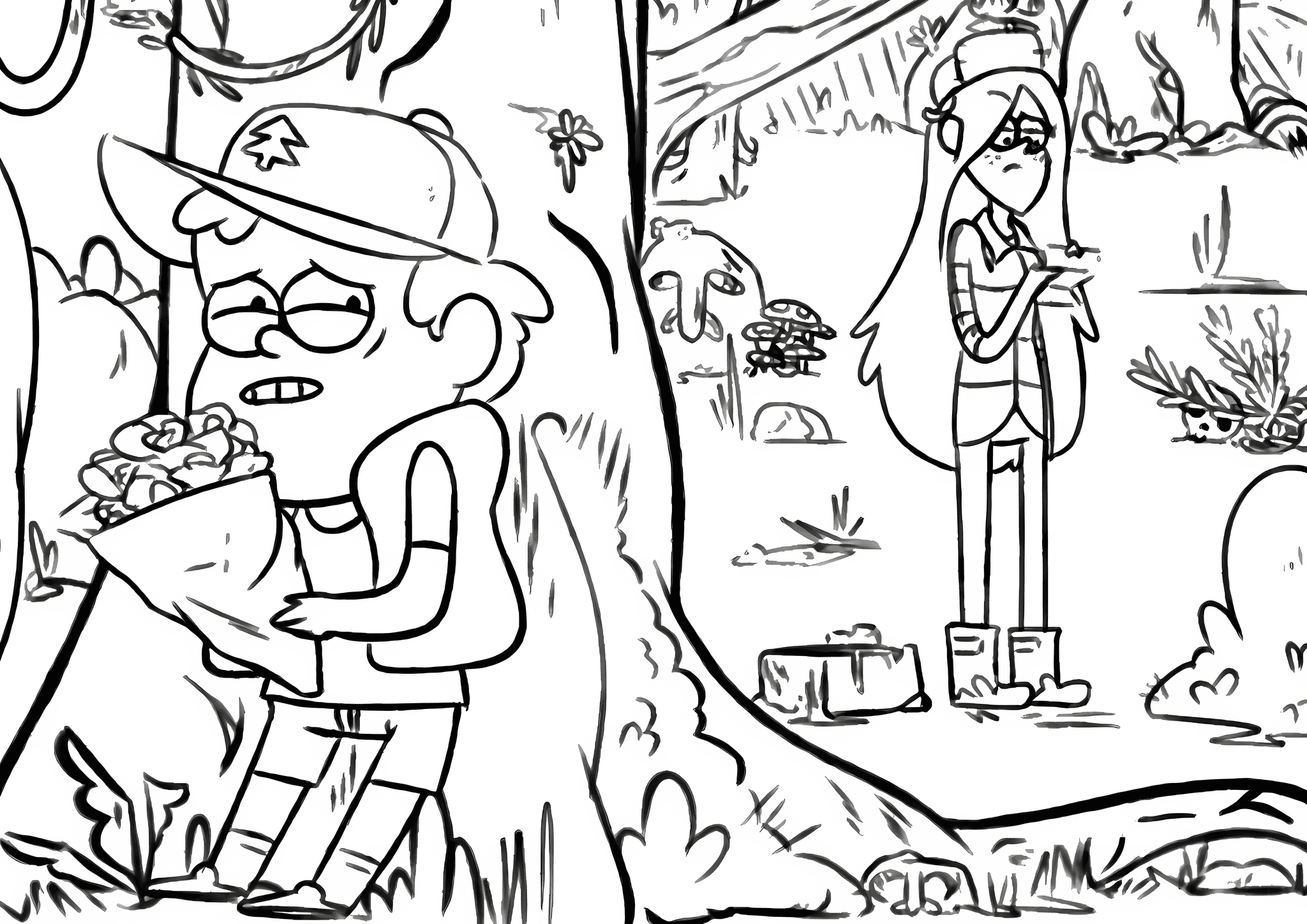 Gravity Falls: Dipper is Afraid to Declare His Love