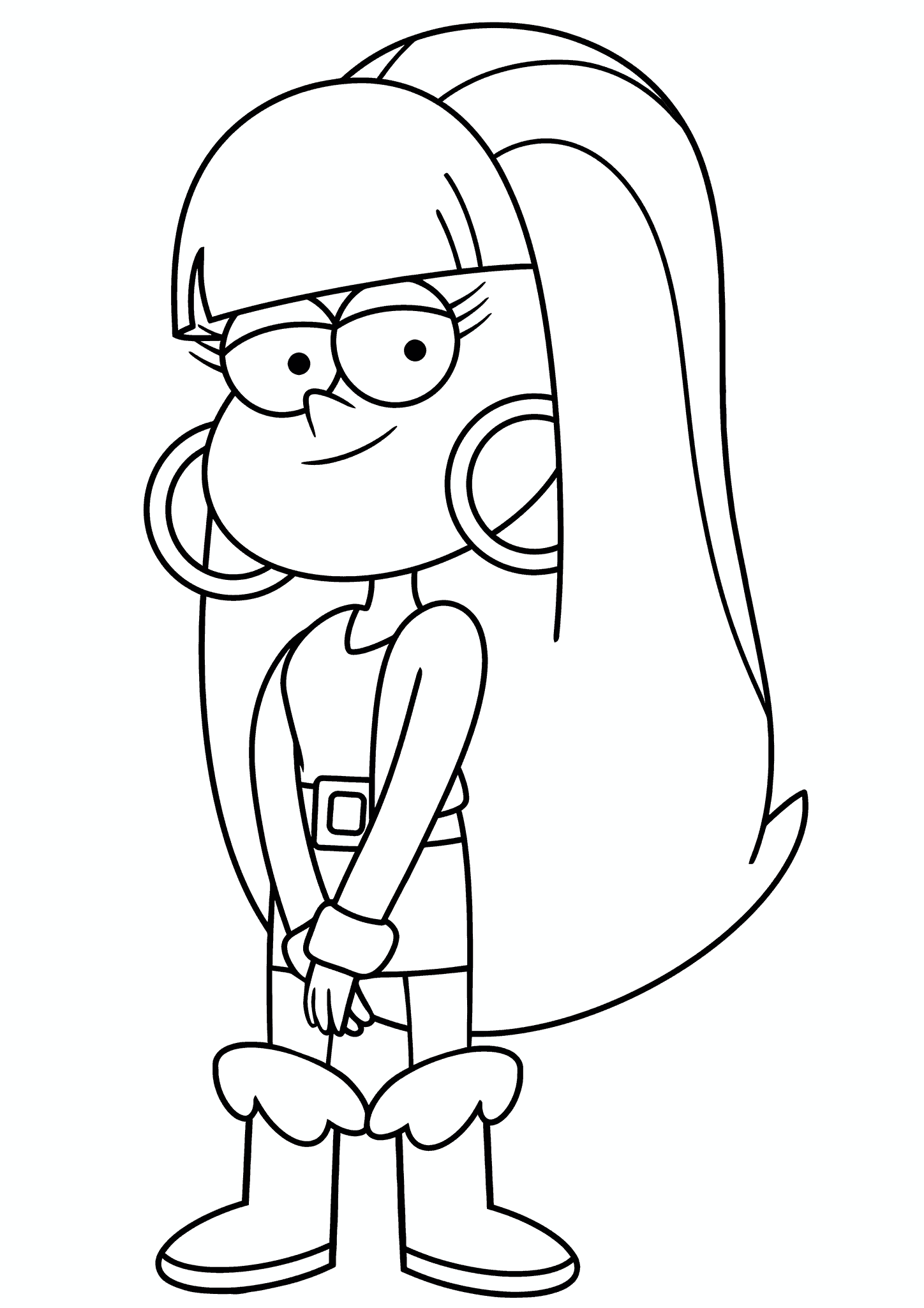Gravity Falls: Pacifica is Embarrassed.