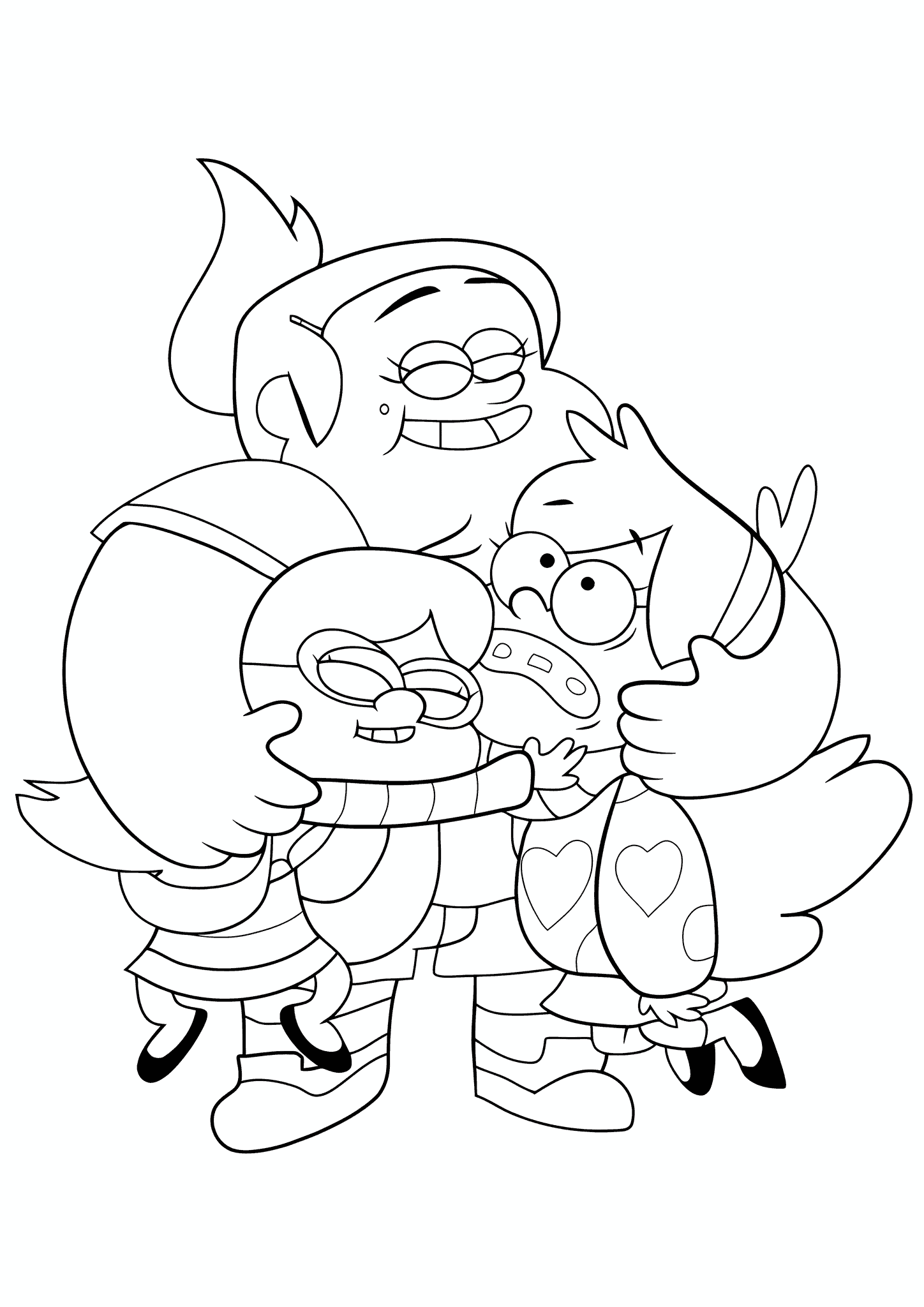 Gravity Falls: Hugging Best Friends