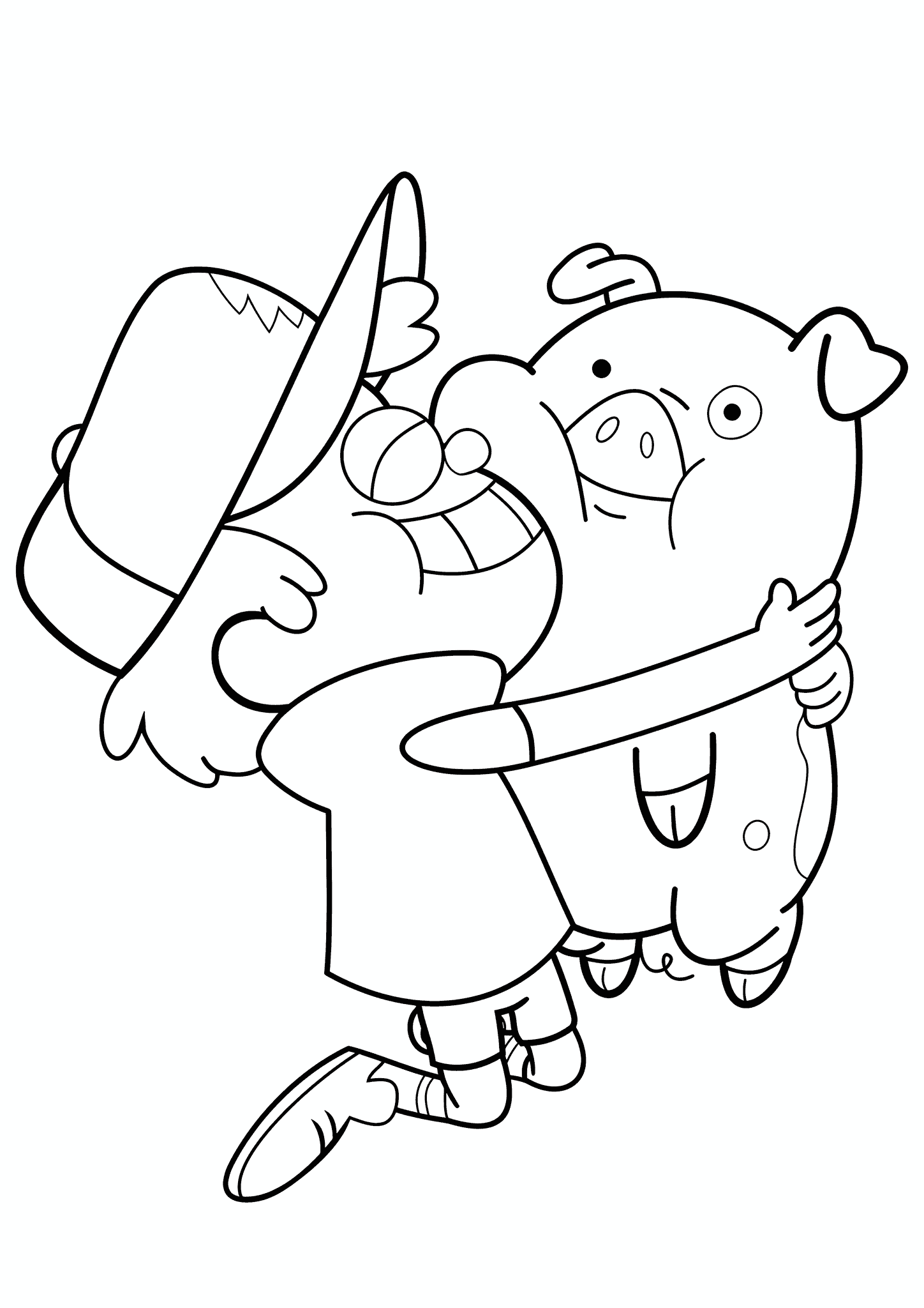 Gravity Falls: Dipper Hugs Puffy