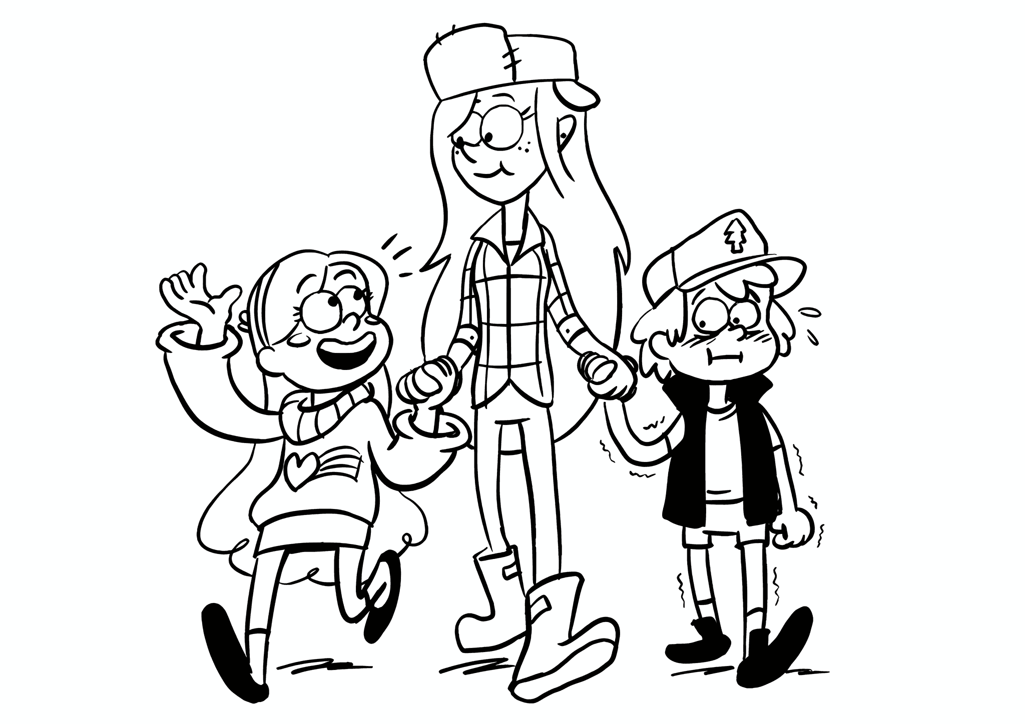 Gravity Falls: Dipper and Wendy
