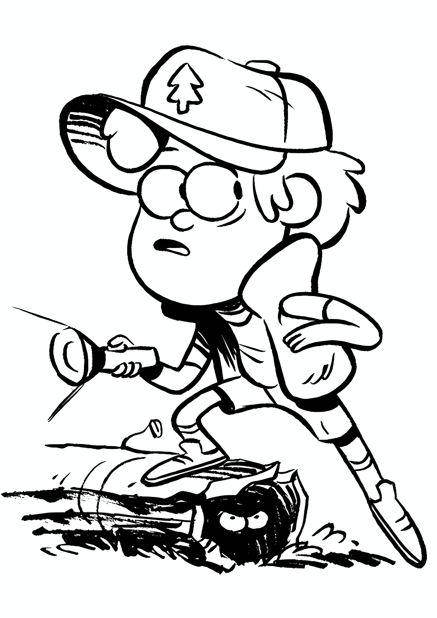Gravity Falls: Dipper in the Woods