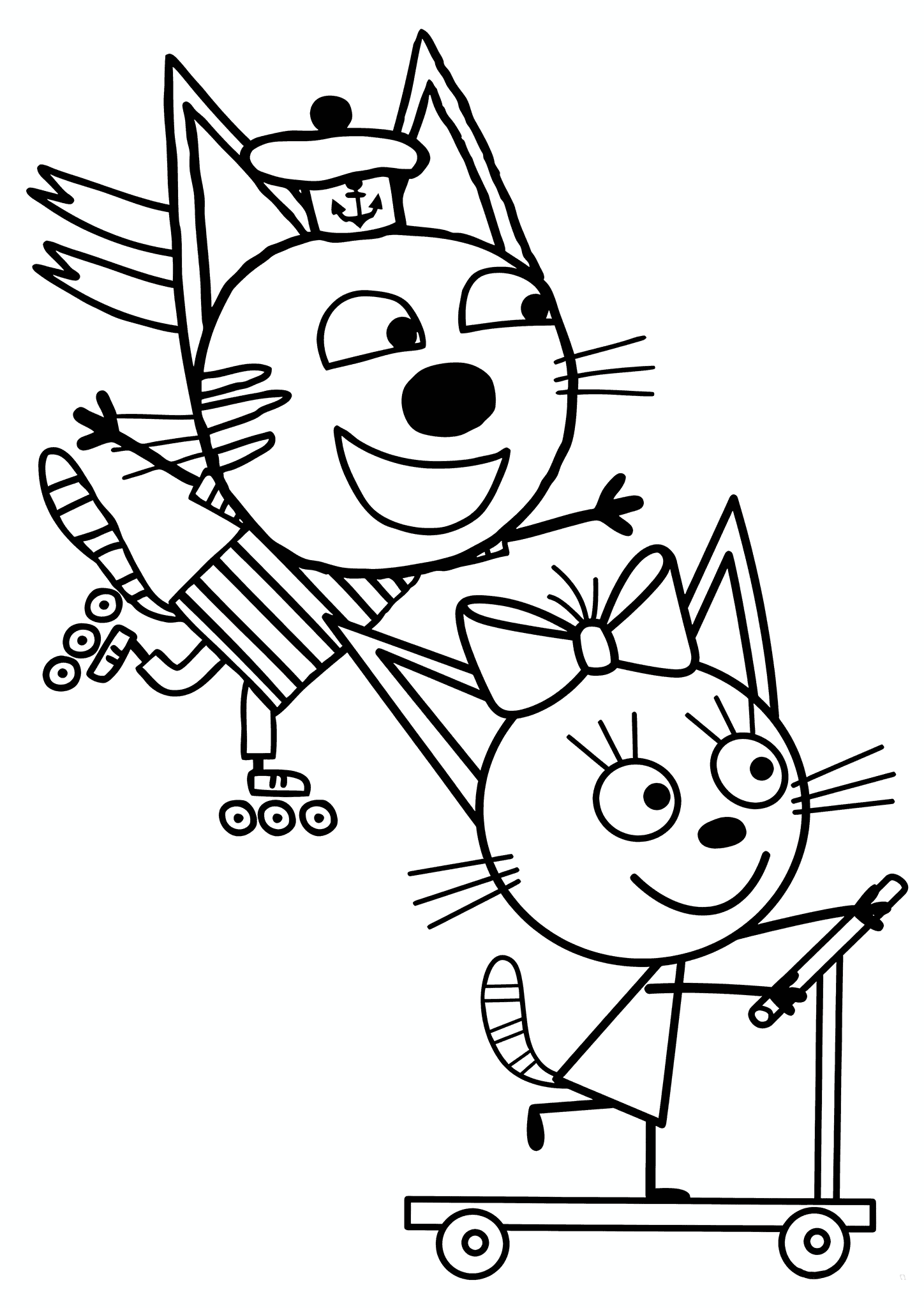 Kid-e-cats: Korzhika and Caramel’s Race