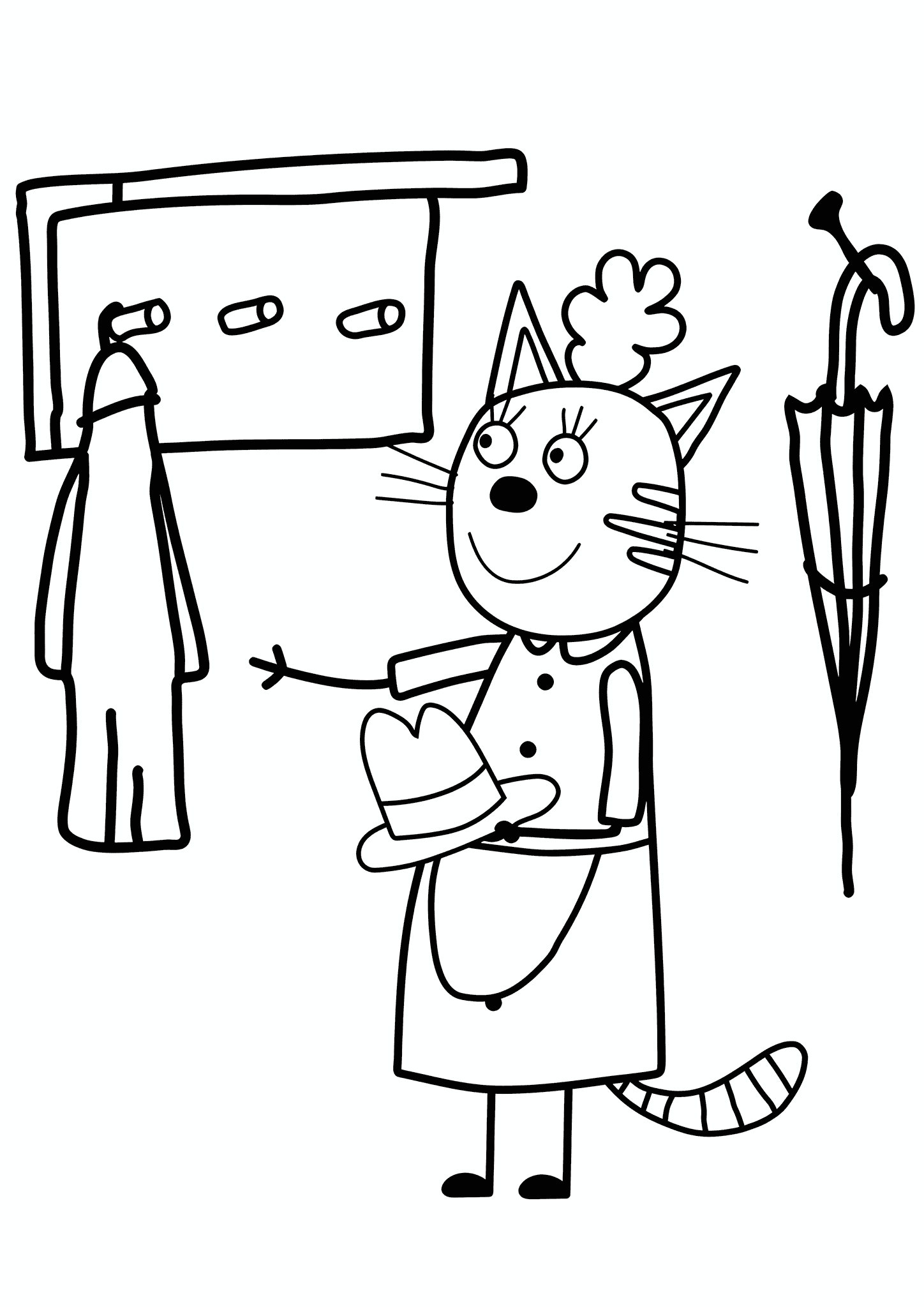 Kid-e-cats: Cute Cat Cleaning Up