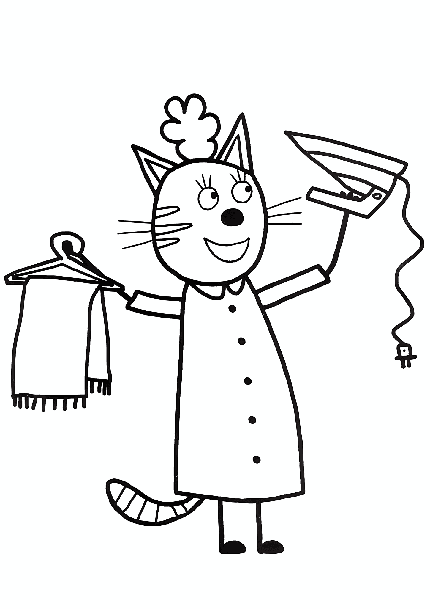 Kid-e-cats: Mom Stroked the Scarf