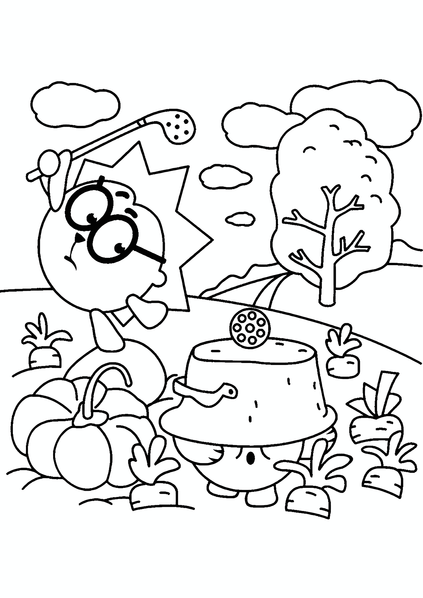 Kikoriki: Hedgehog Golfer