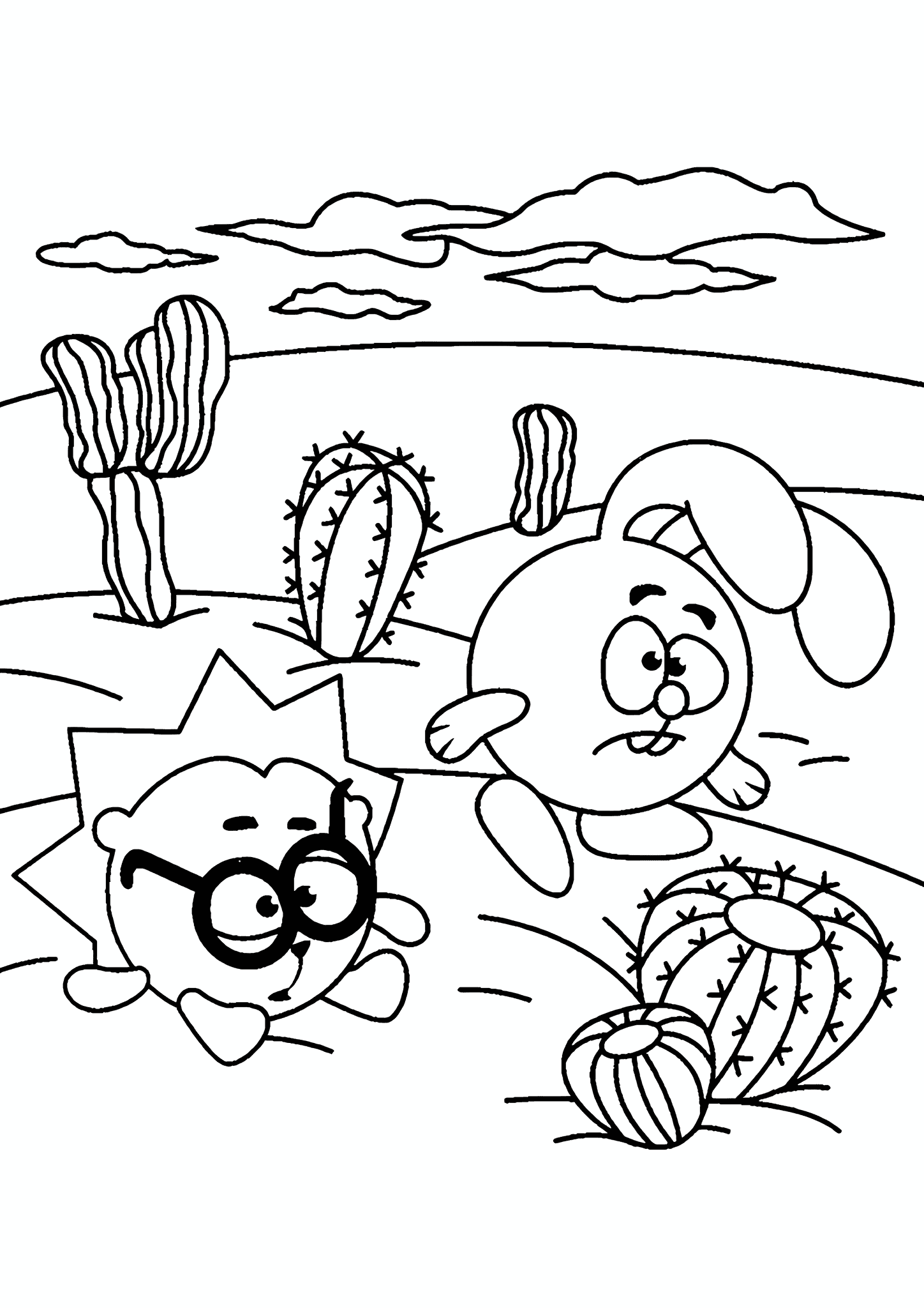 Kikoriki: Krosh and the Hedgehog in the Desert