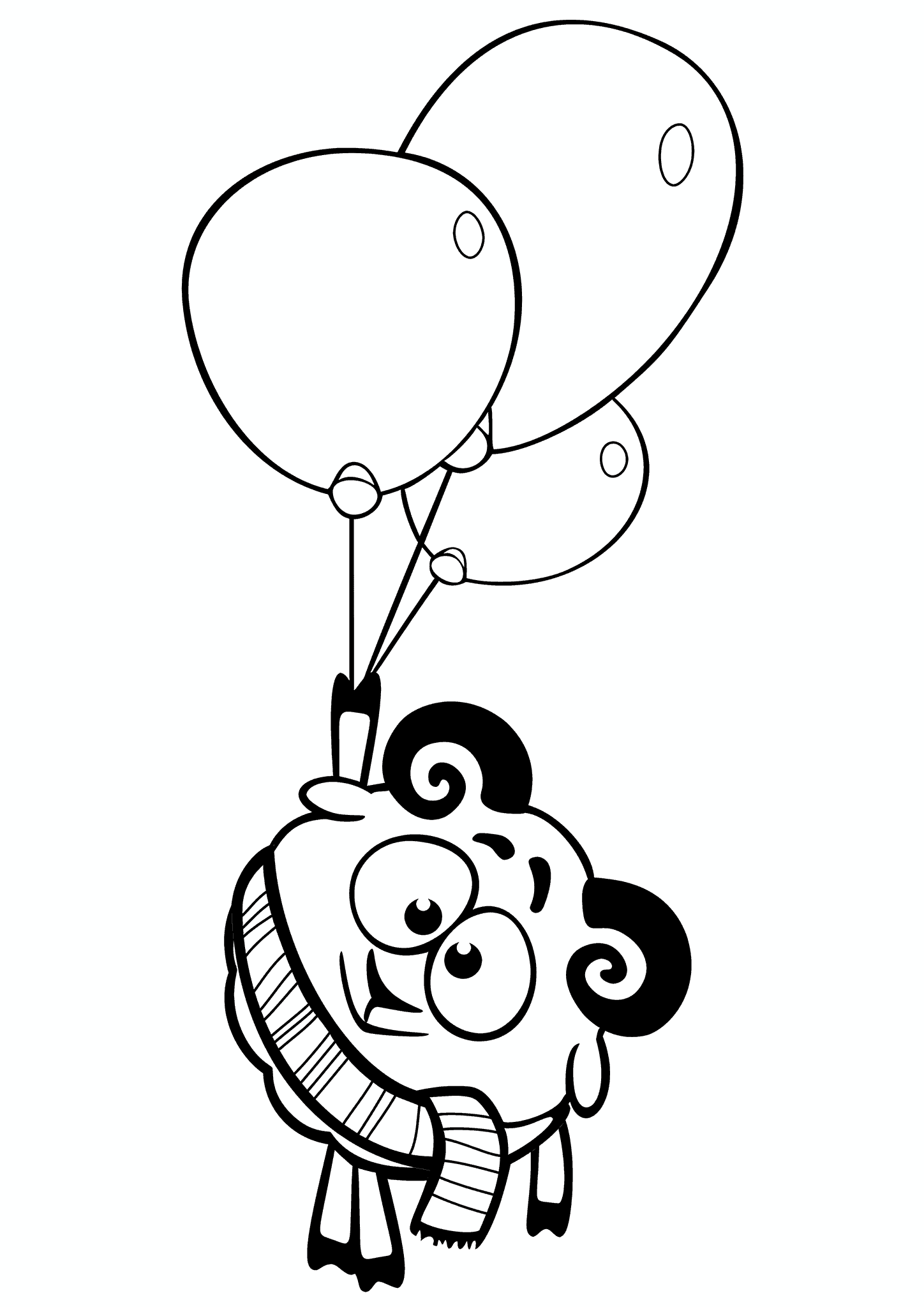 Kikoriki: Barash with Balloons