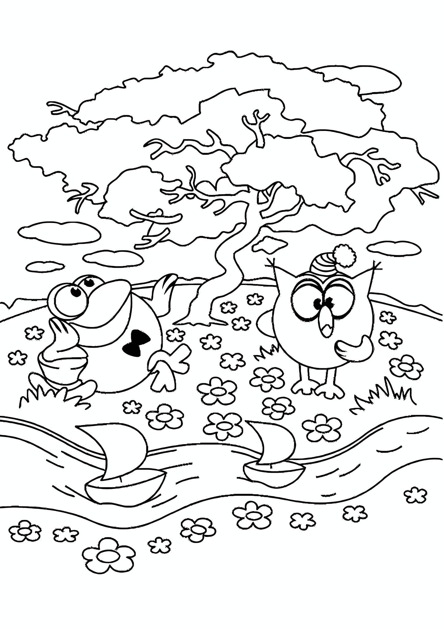 Kikoriki: Kar-karych and Owl