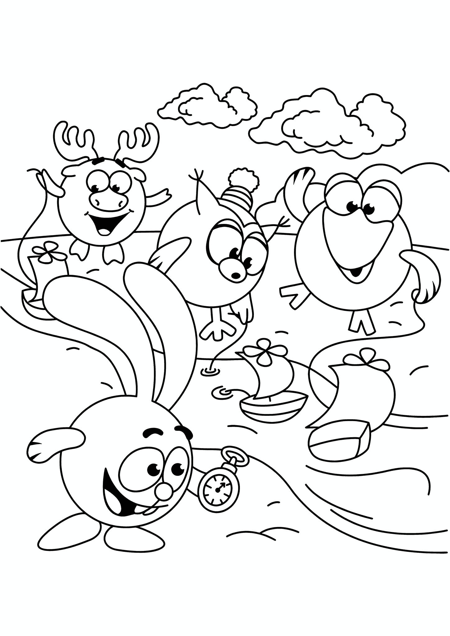 Kikoriki: Race of the Ships