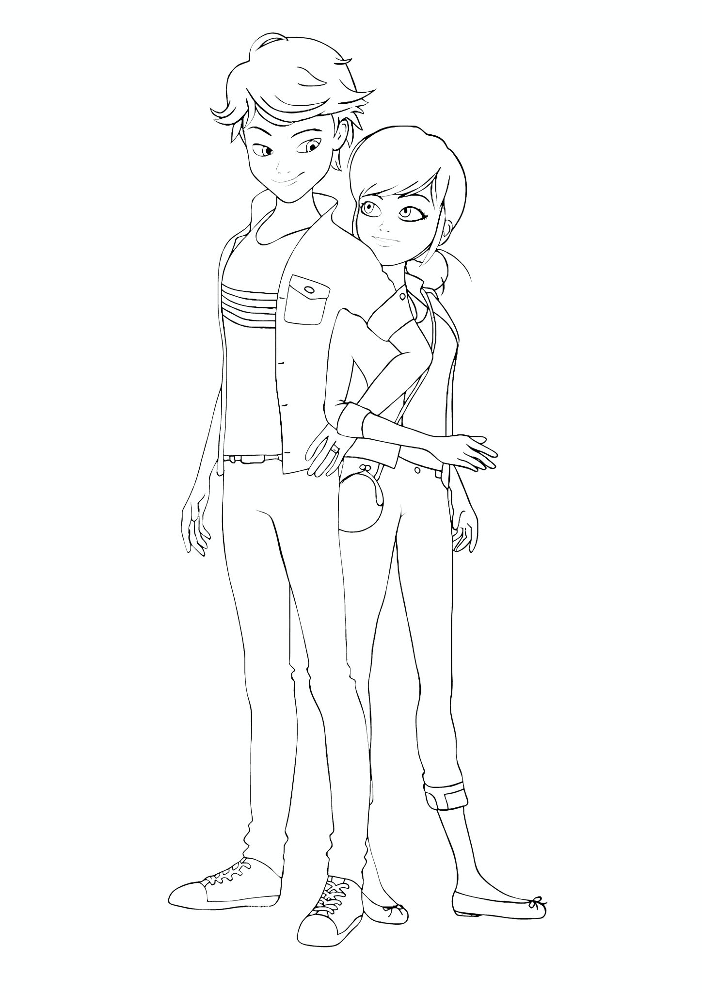 Ladybug and Cat Noir: Marinette with Her Lover