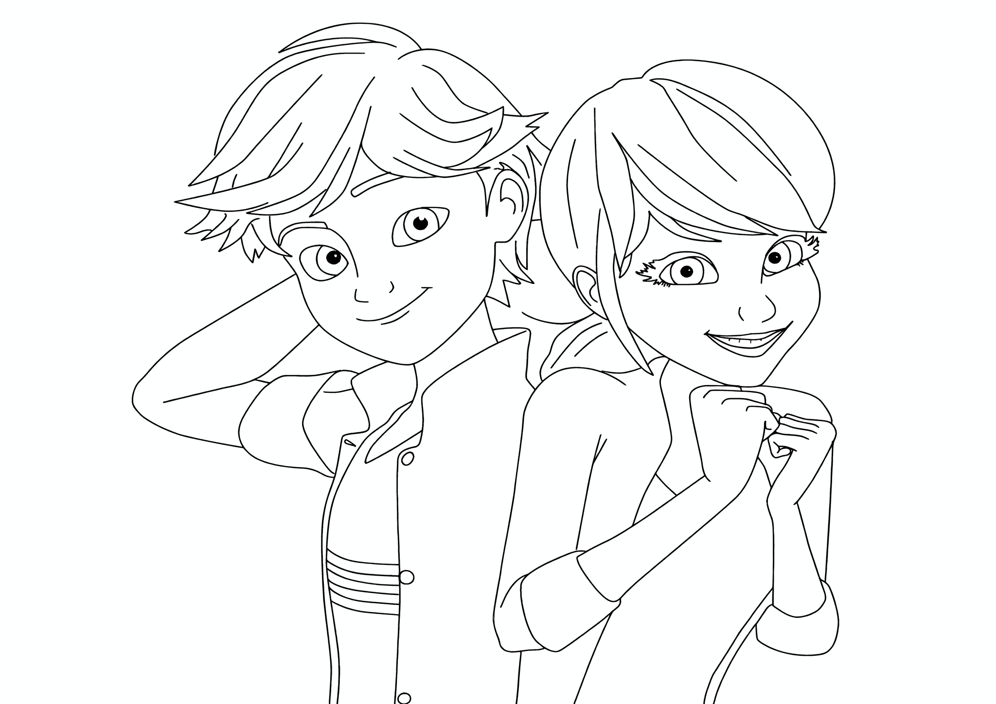 Ladybug and Cat Noir: Adrian and Marinette