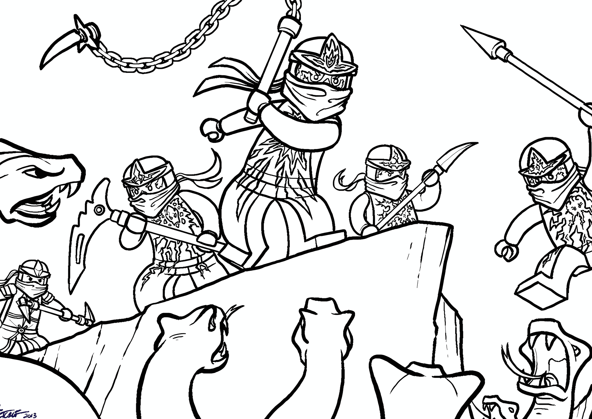 Lego Ninjago: Battle with Snakes