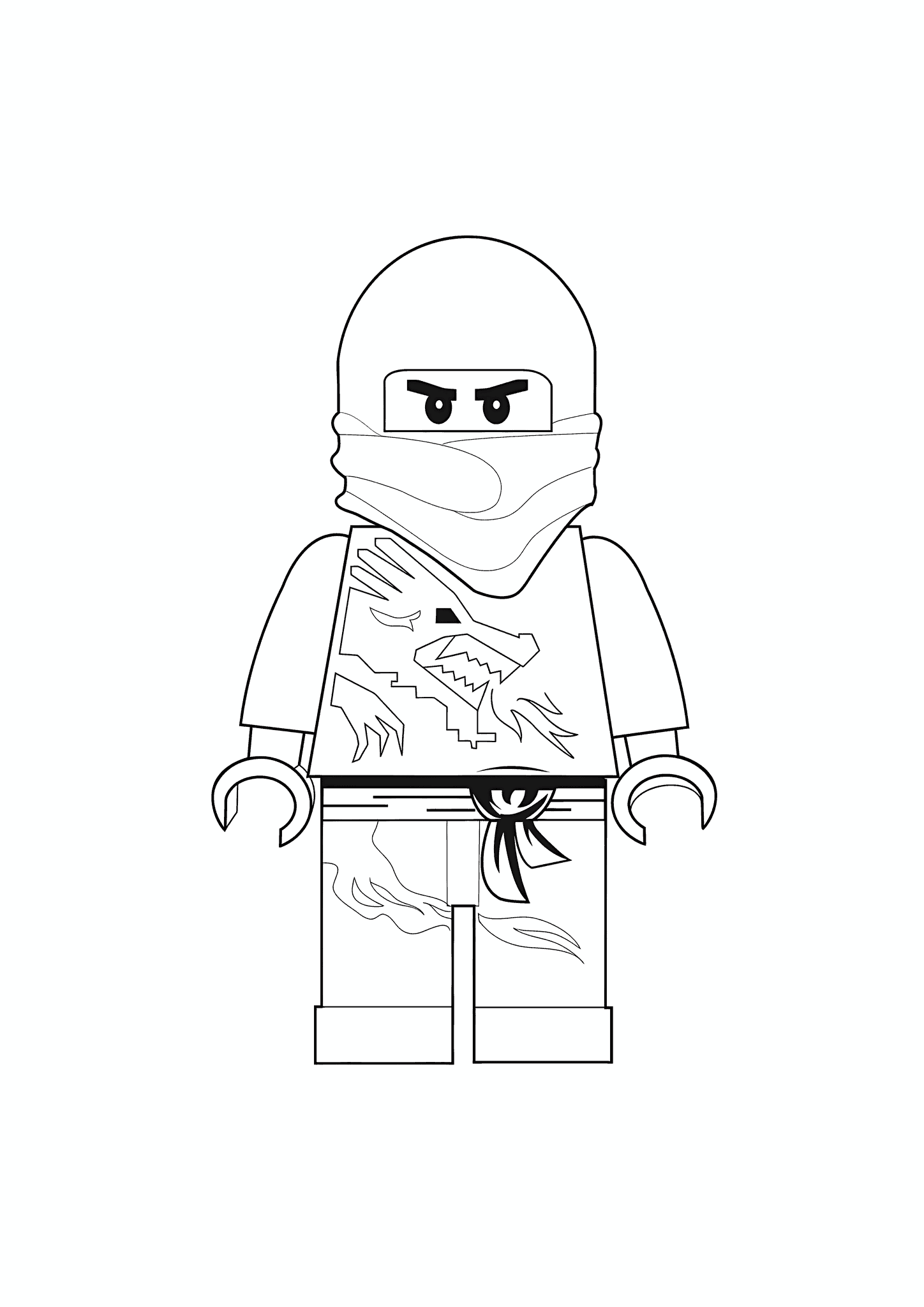 Lego Ninjago: Zane in a Dragon Sweater