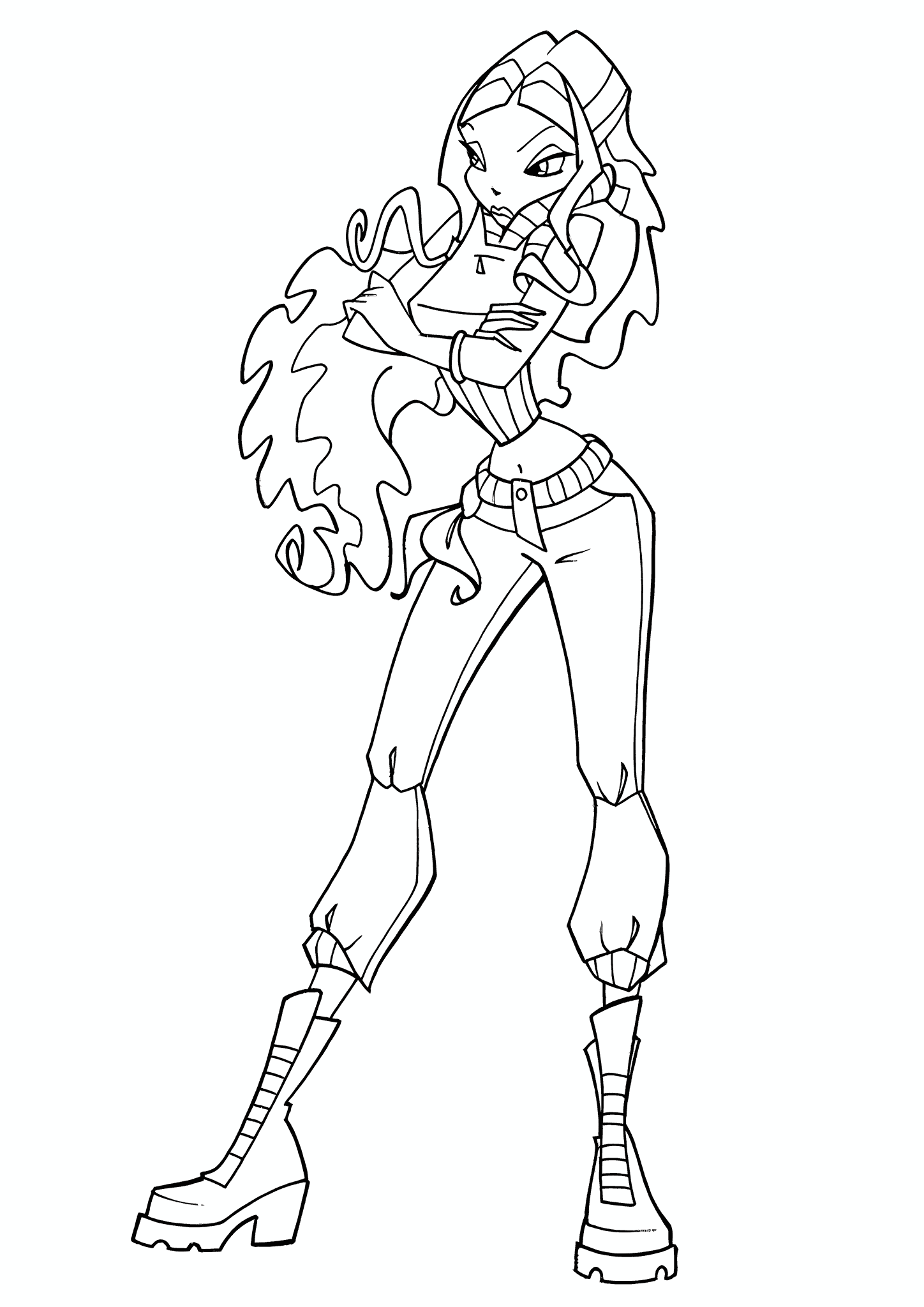 Leila (Winx Club) Frowned