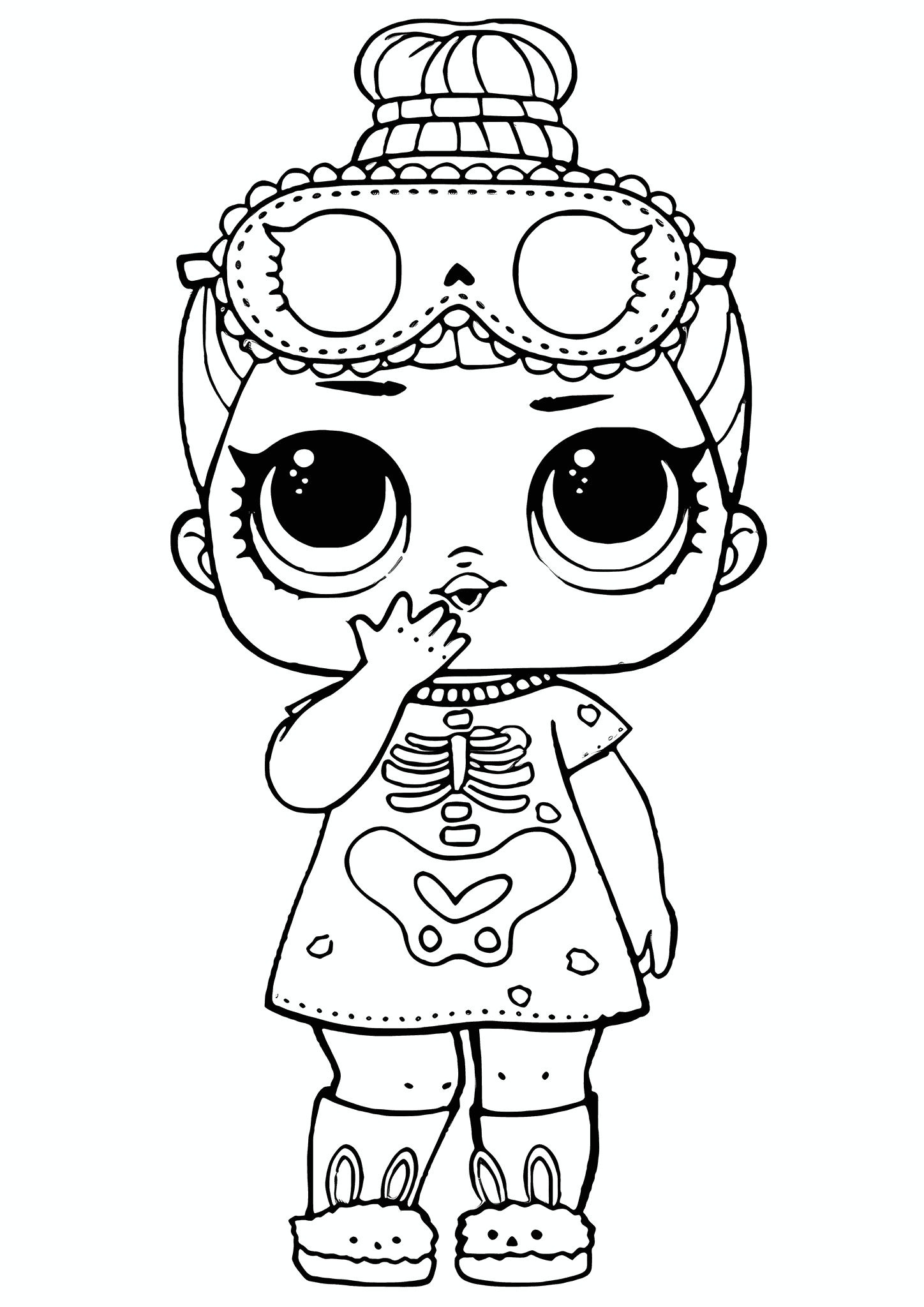 LOL Confetti POP: Skeleton Doll