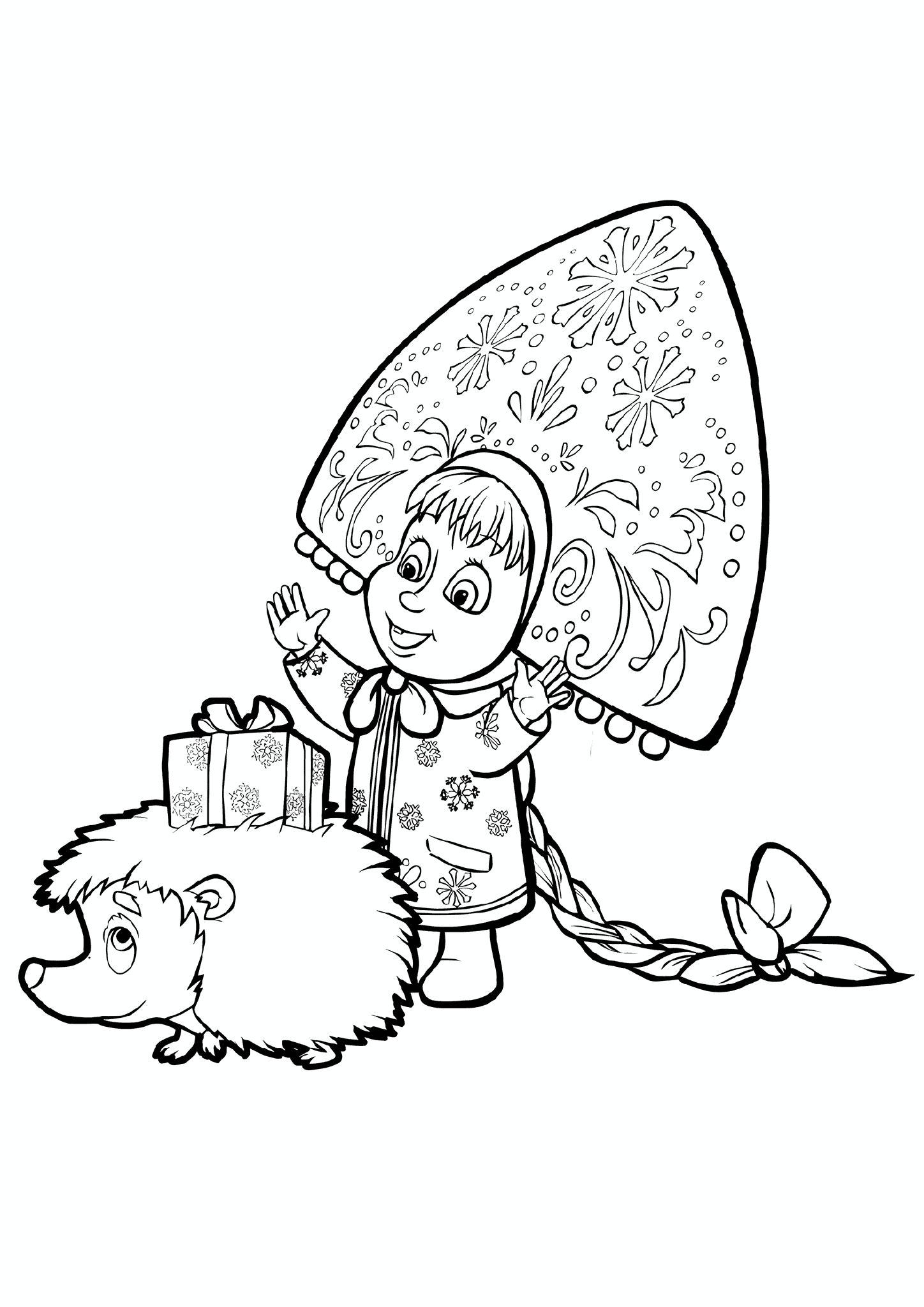 Masha and the Bear: New Year’s for Hedgehog