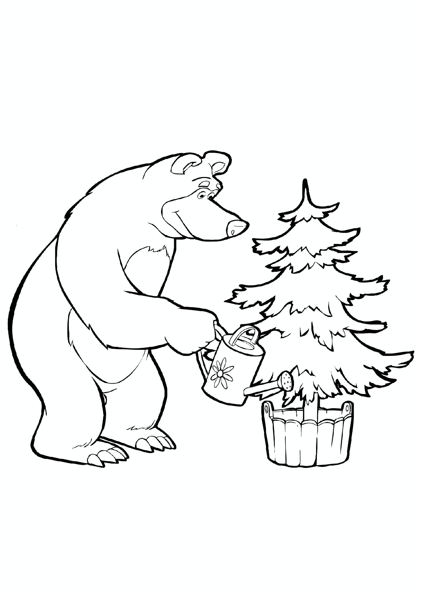 Masha and the Bear: Growing a Christmas Tree