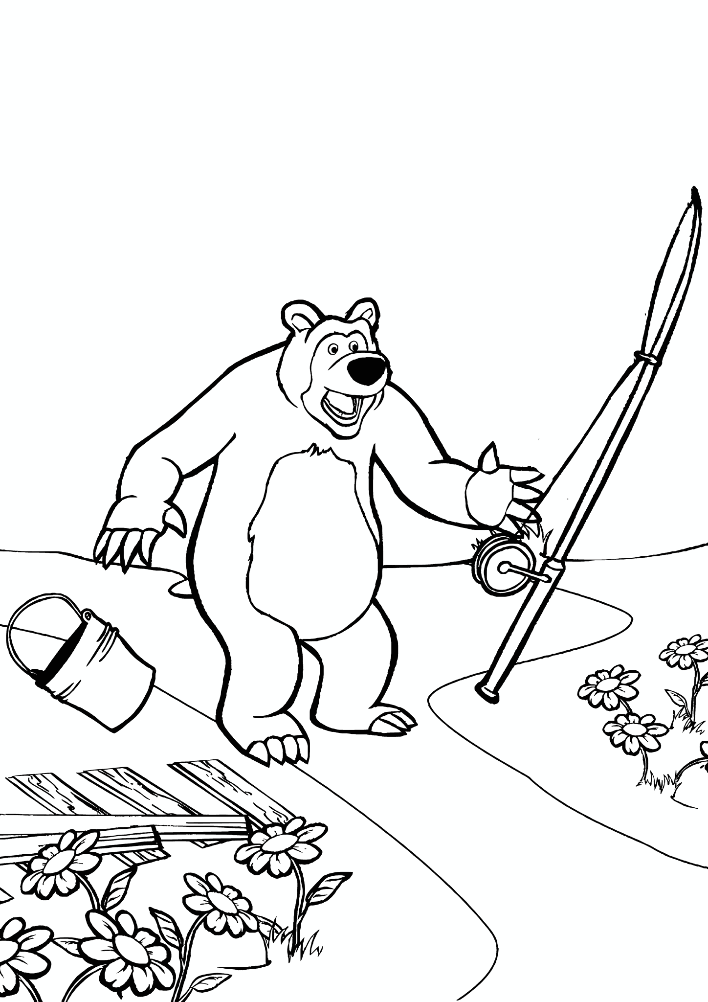 Masha and the Bear: Fishing Was Not a Success