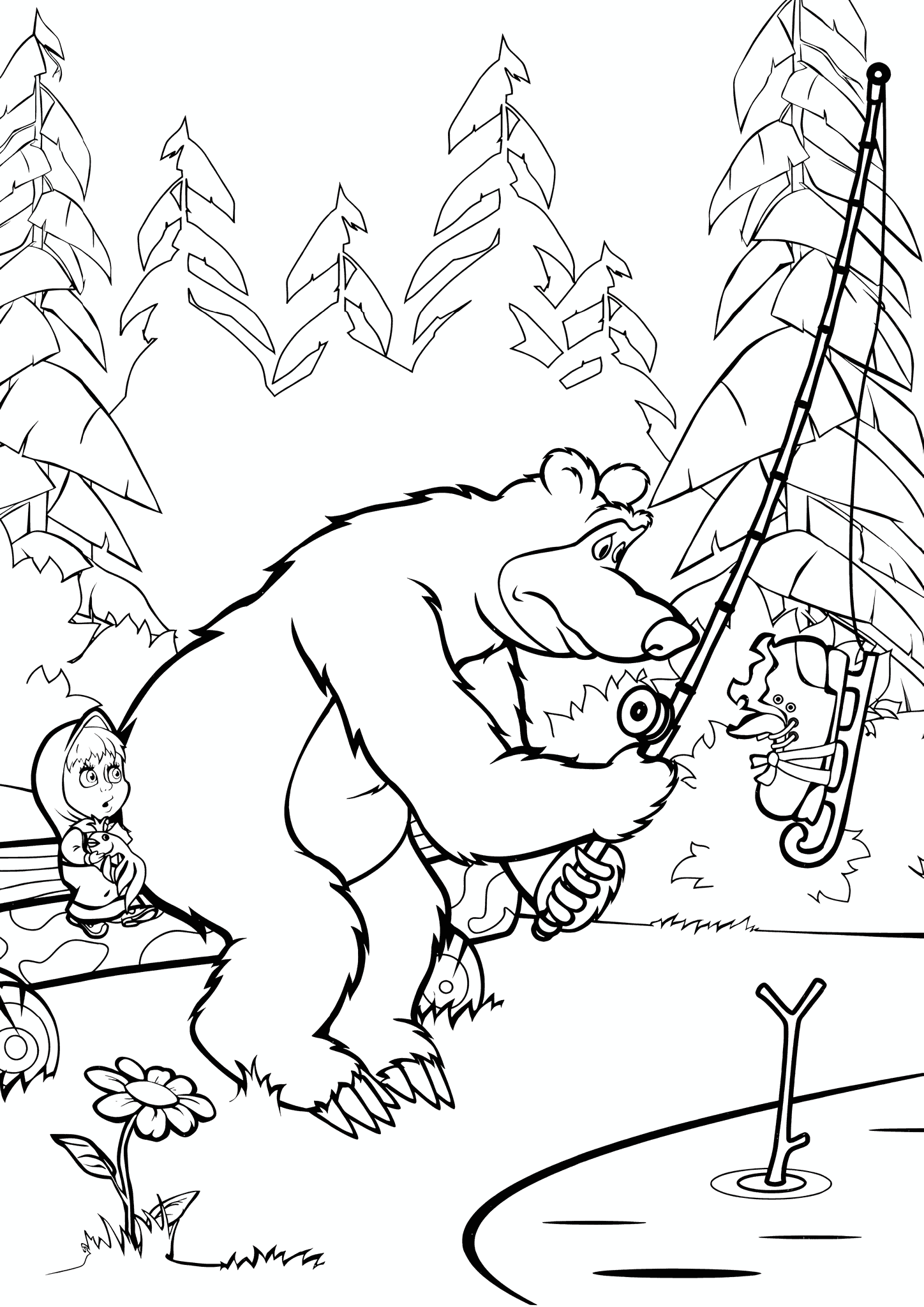 Masha and the Bear: Unexpected Catch