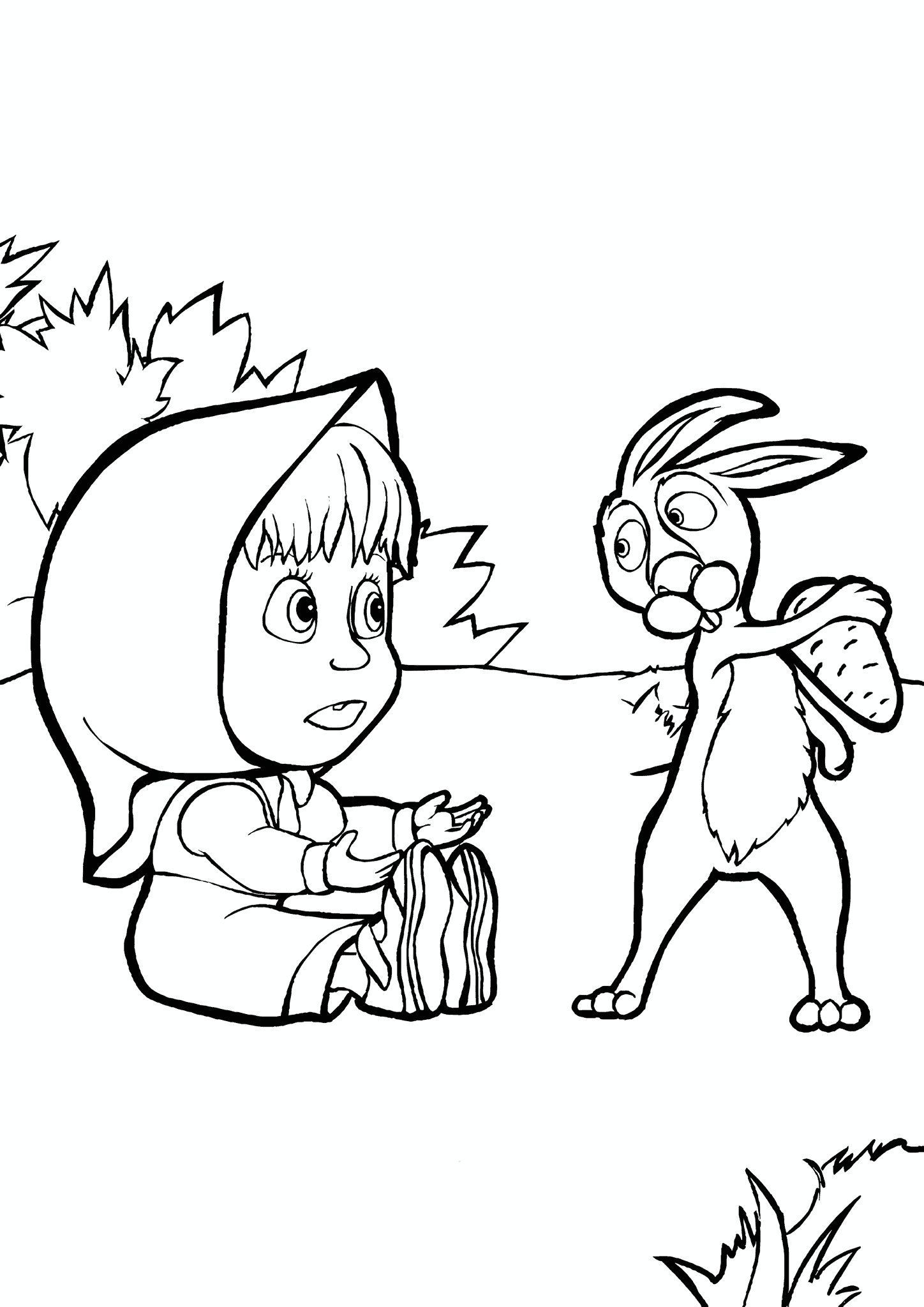 Masha and the Bear: Masha Wants a Carrot