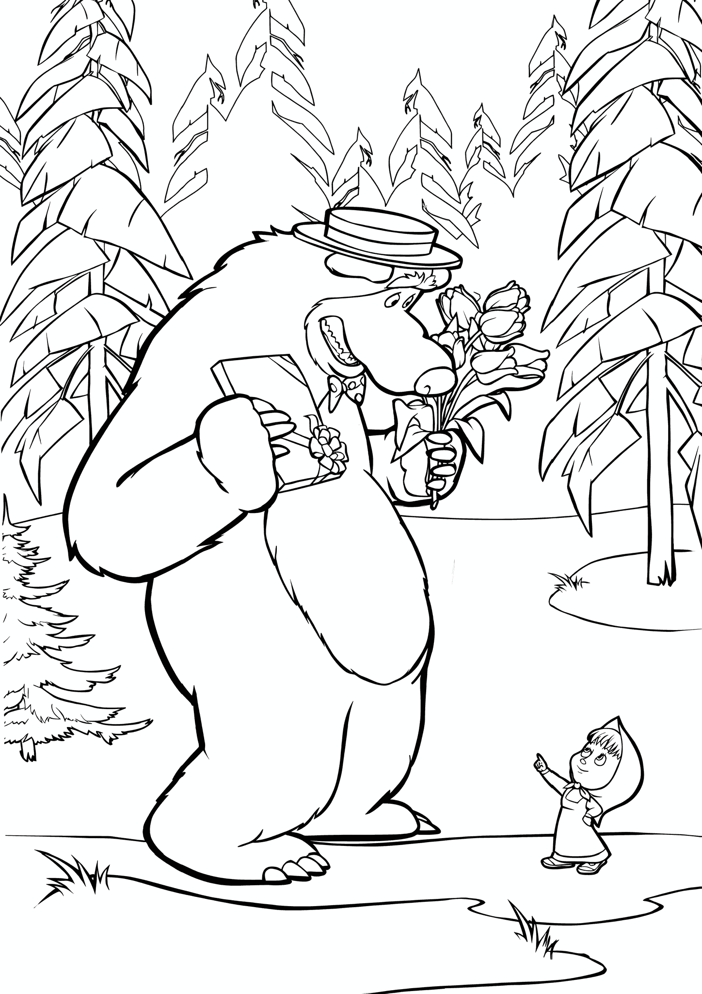 Masha and the Bear: the Bear Goes on a Date