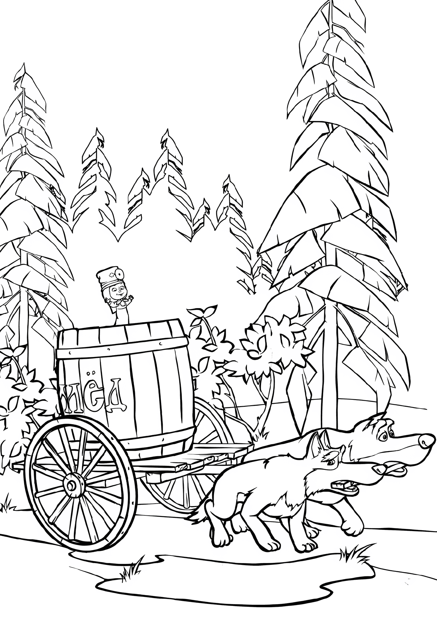 Masha and the Bear: Medicine for the Bear