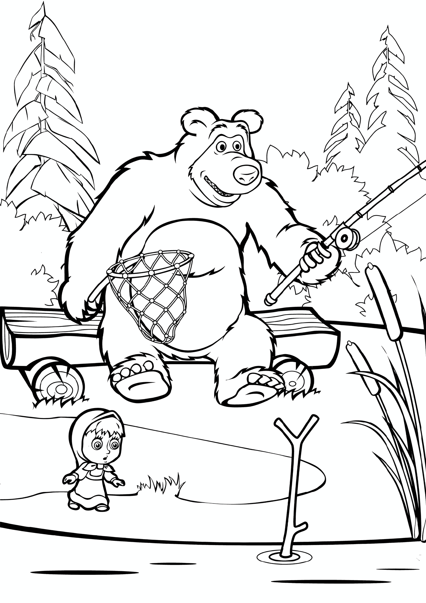 Masha and the Bear: the Nibble