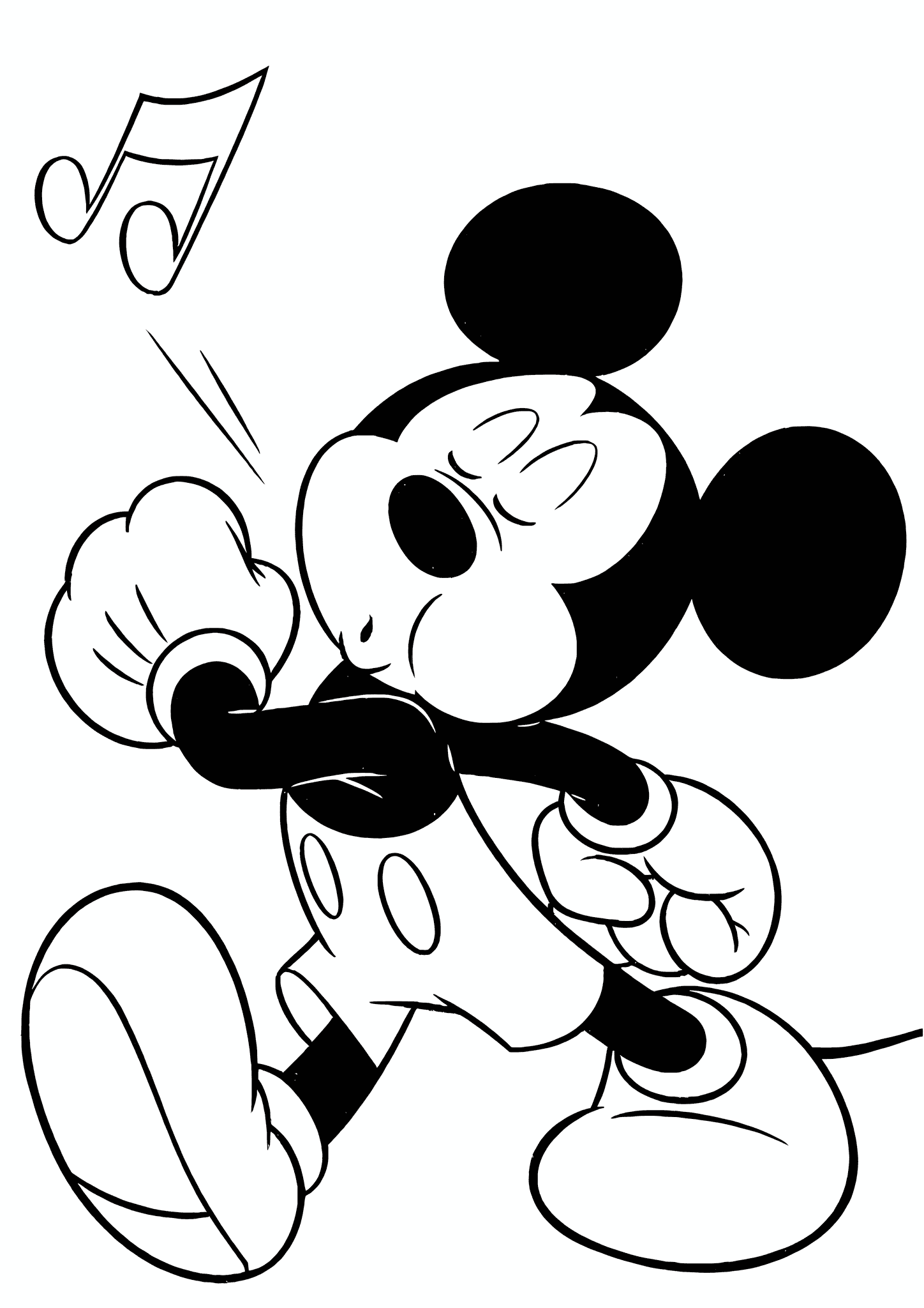 Mickey Mouse Hums a Song
