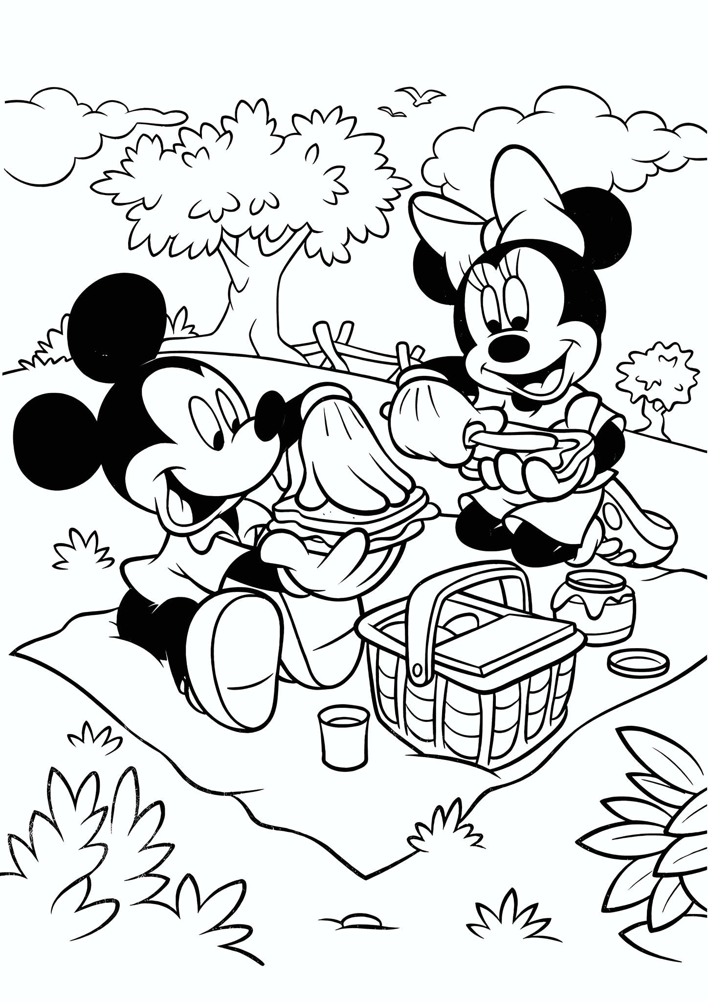 Mickey Mouse: Picnic on the Edge of the Forest