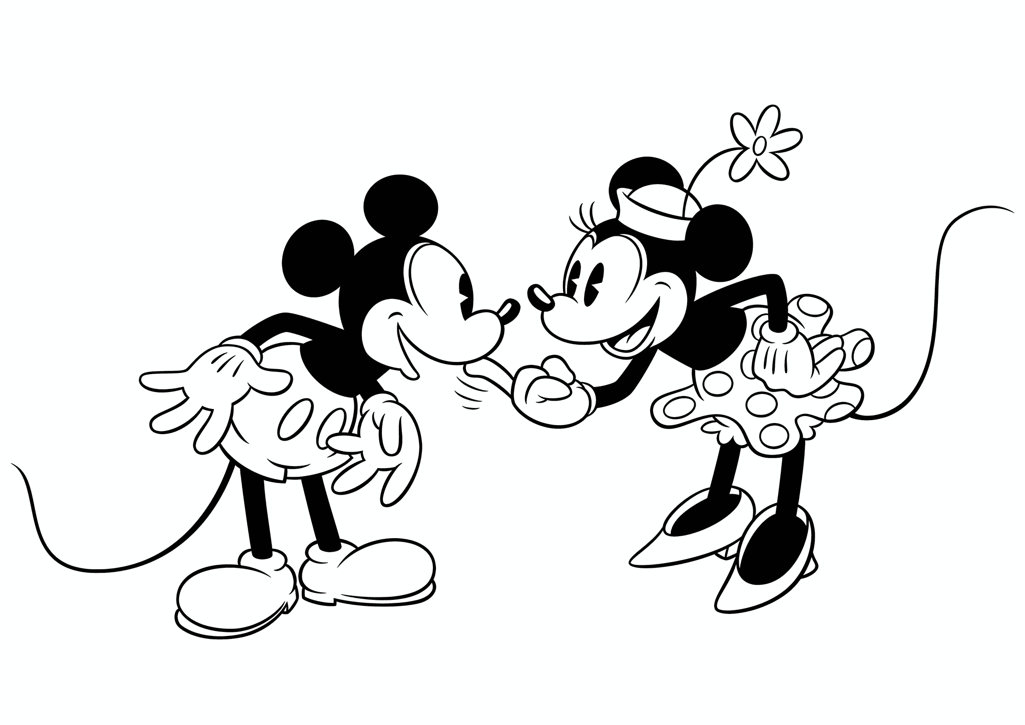 Minnie and Mickey Mouse Dance