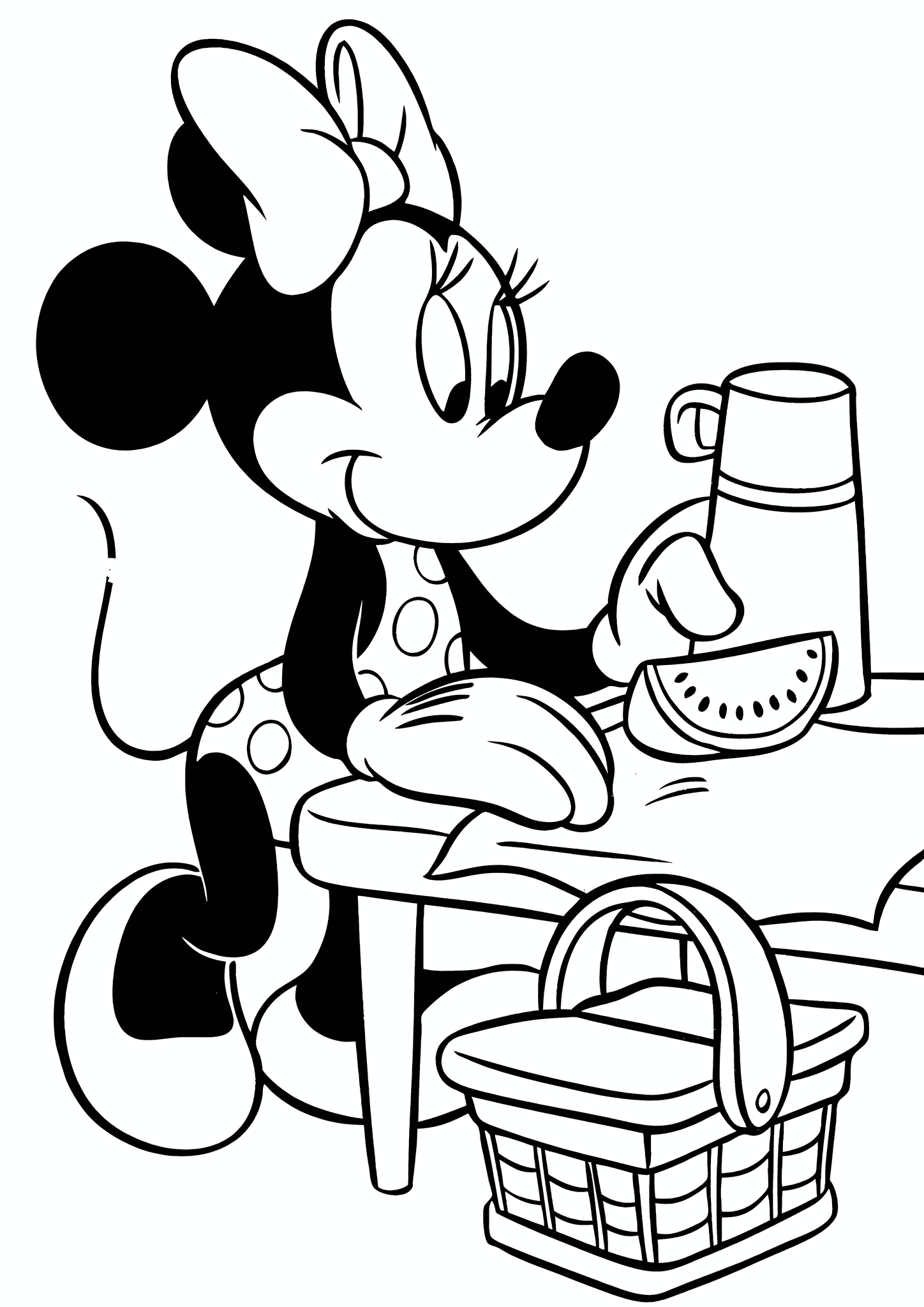 Minnie Mouse is Going on a Picnic