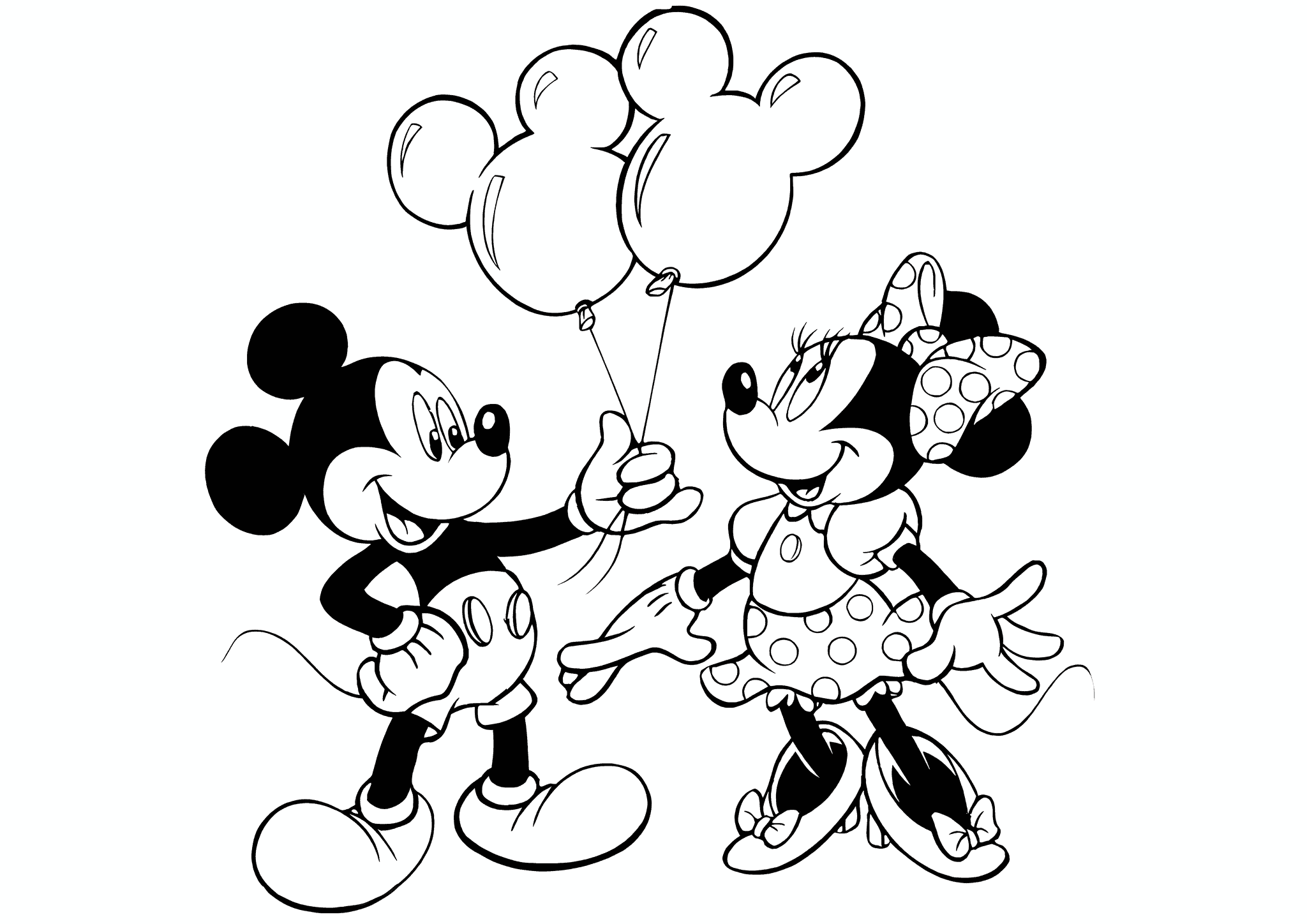 Mickey Mouse: Balloons As a Gift