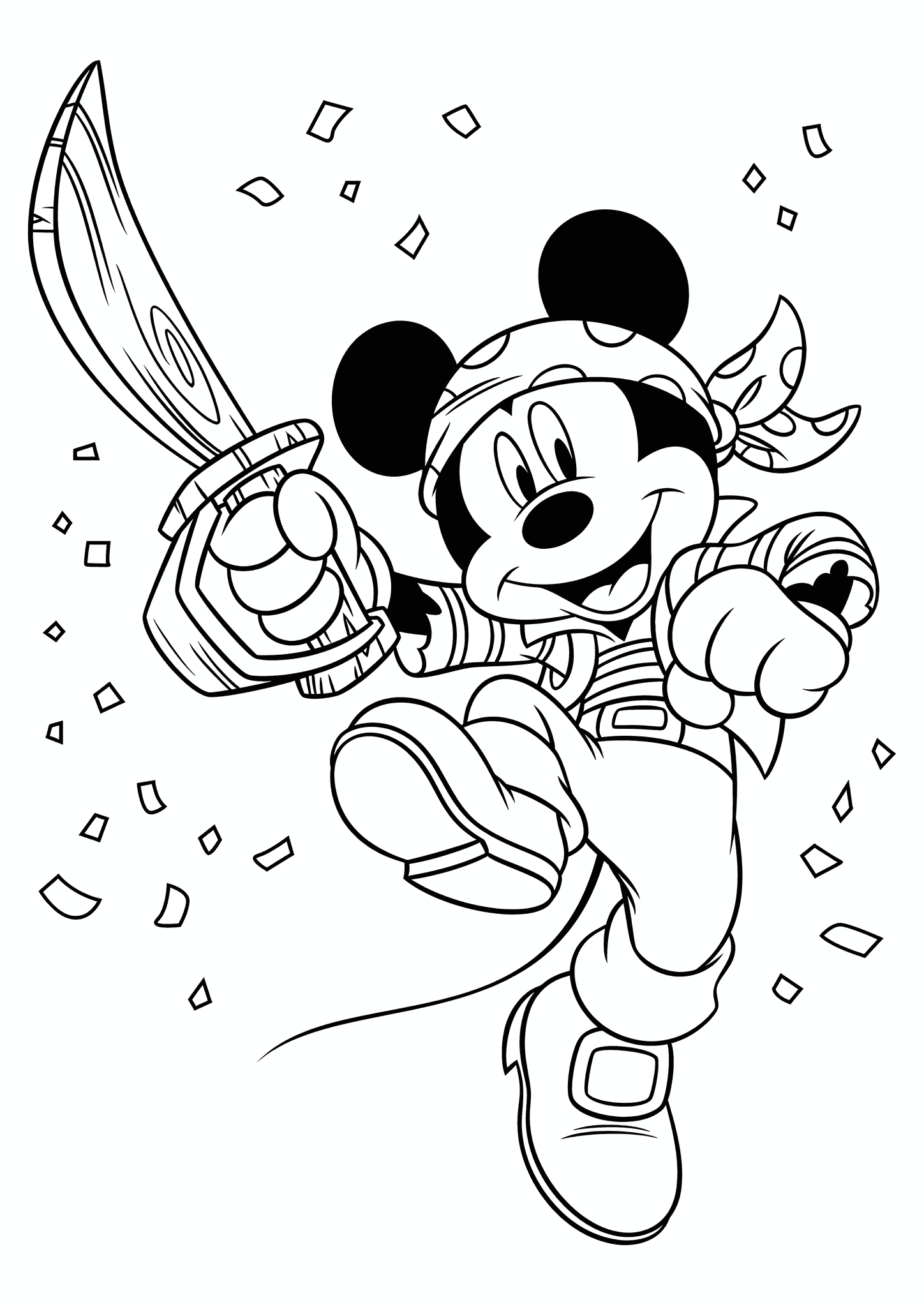 Mickey Mouse: in a Pirate Costume