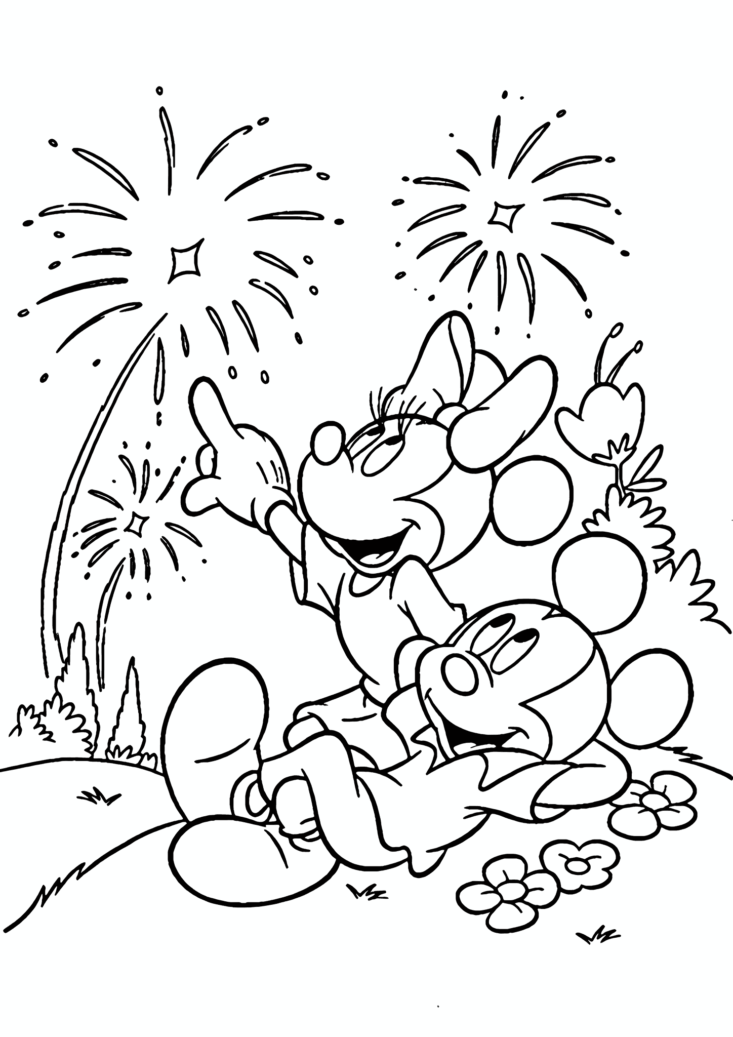 Mickey Mouse: Evening Fireworks