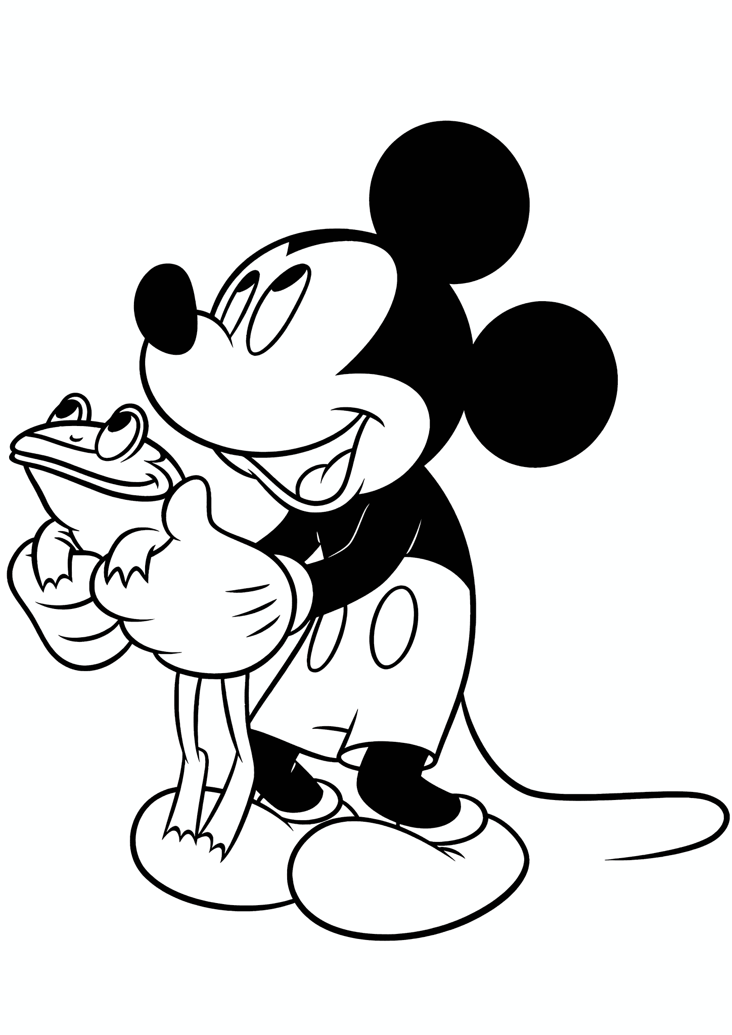 Mickey Mouse: and Frog